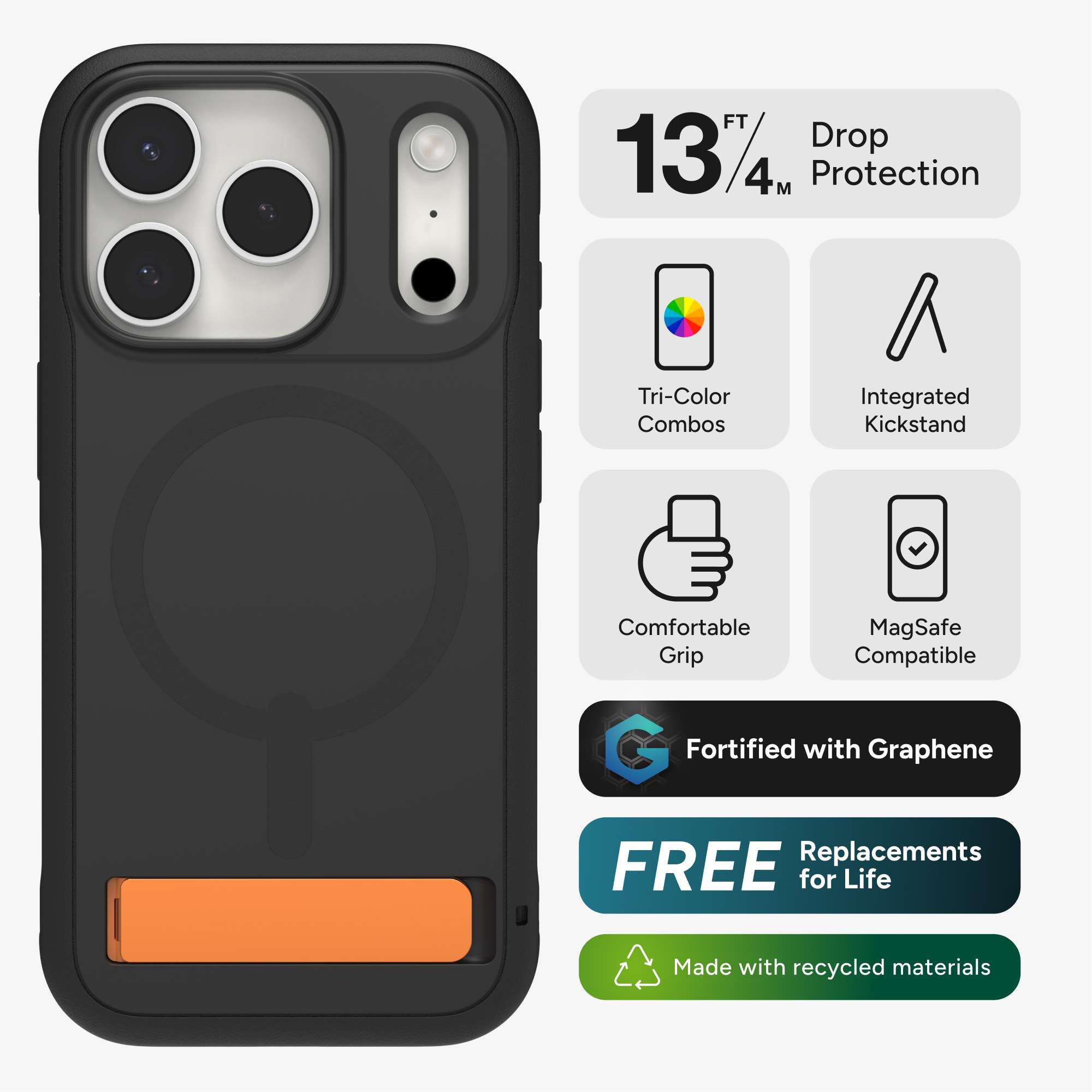 Sedona Snap for MagSafe iPhone 17 Pro Phone Case with Stand