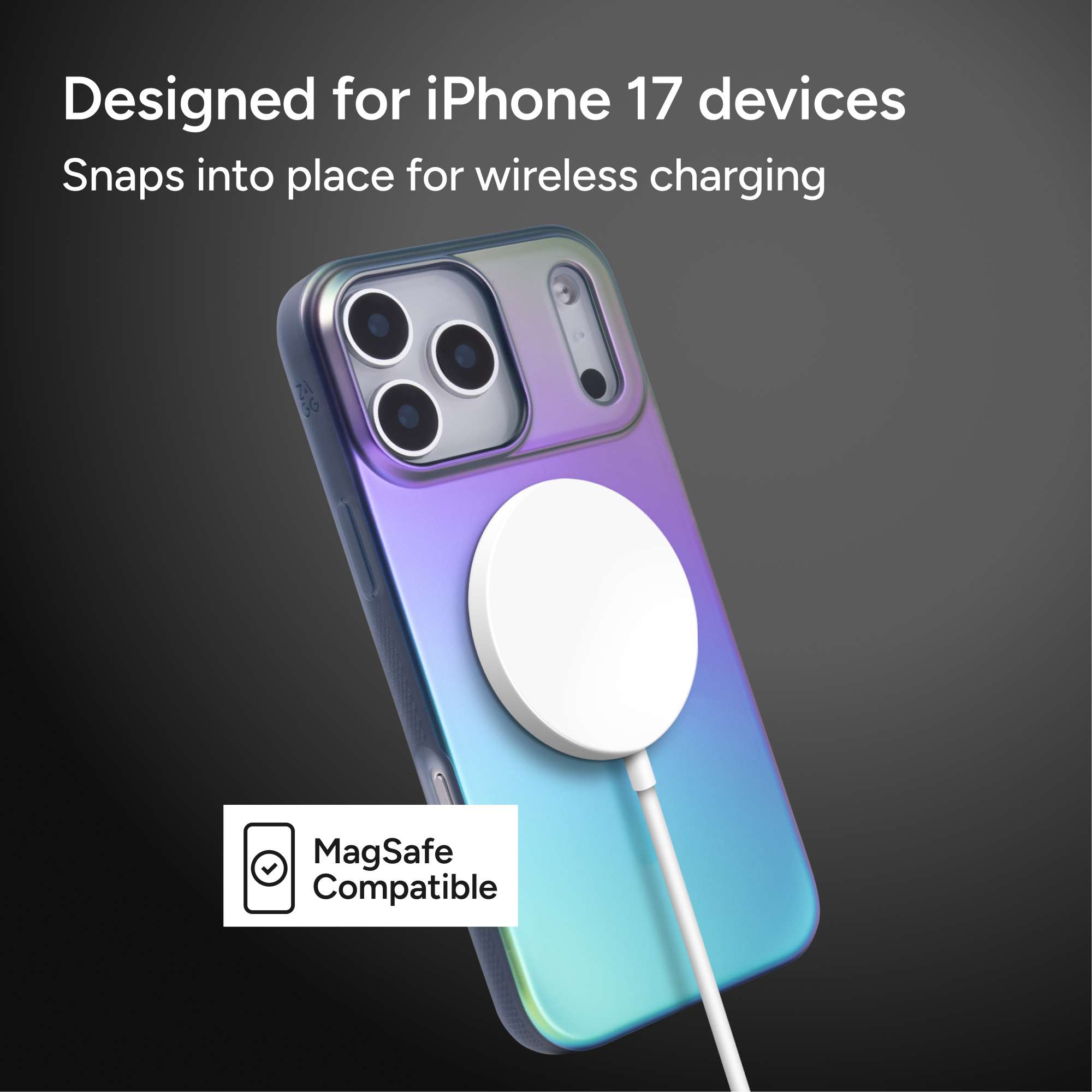 Milan Snap for MagSafe iPhone 17 Pro Max Iridescent Phone Case