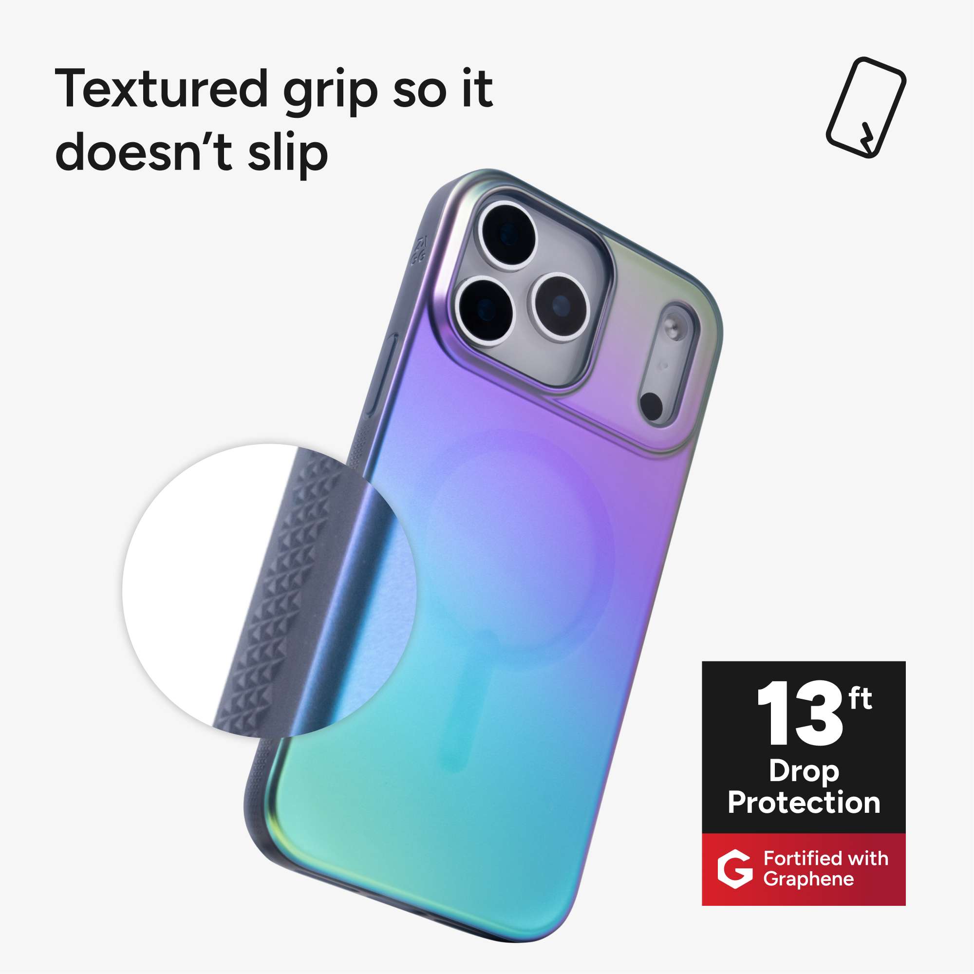 Milan Snap for MagSafe iPhone 17 Pro Max Iridescent Phone Case