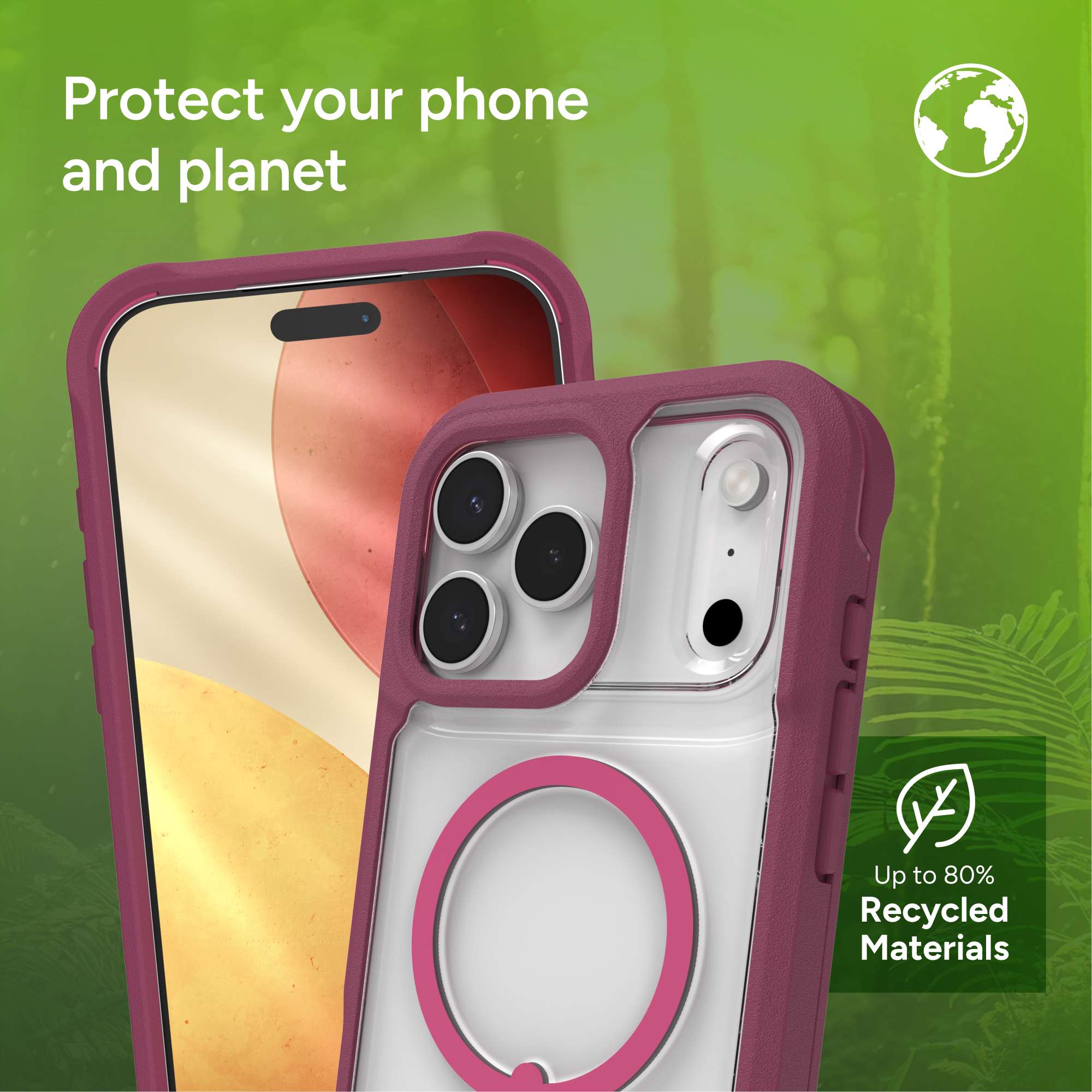 Rainier Snap for MagSafe iPhone 17 Pro Max Rugged Phone Case with