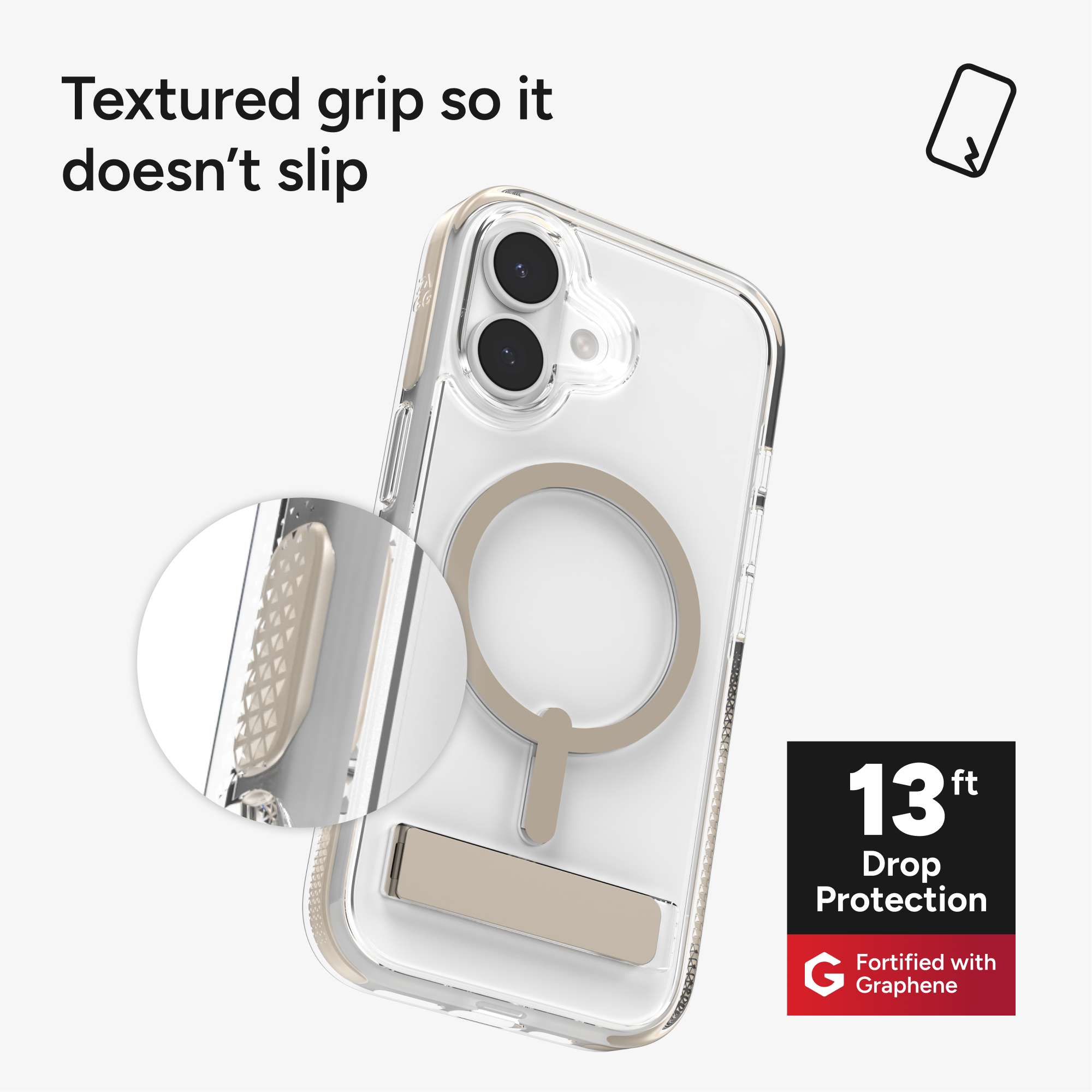 Santa Cruz Snap for MagSafe iPhone 17 Phone Case with Stand