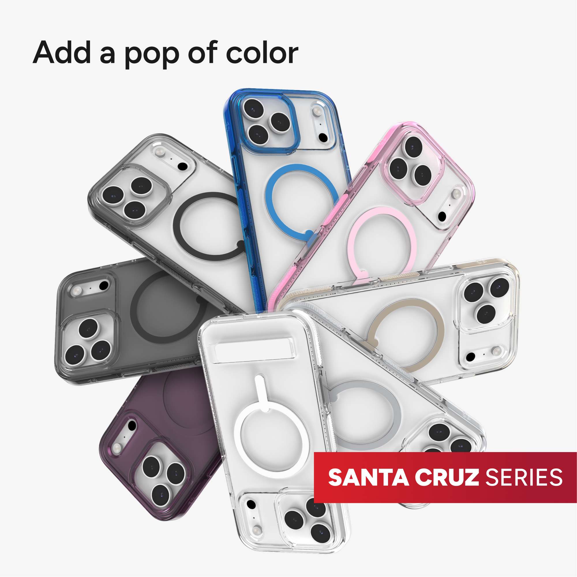 Santa Cruz Snap for MagSafe iPhone 17 Pro Max Phone Case with Stand