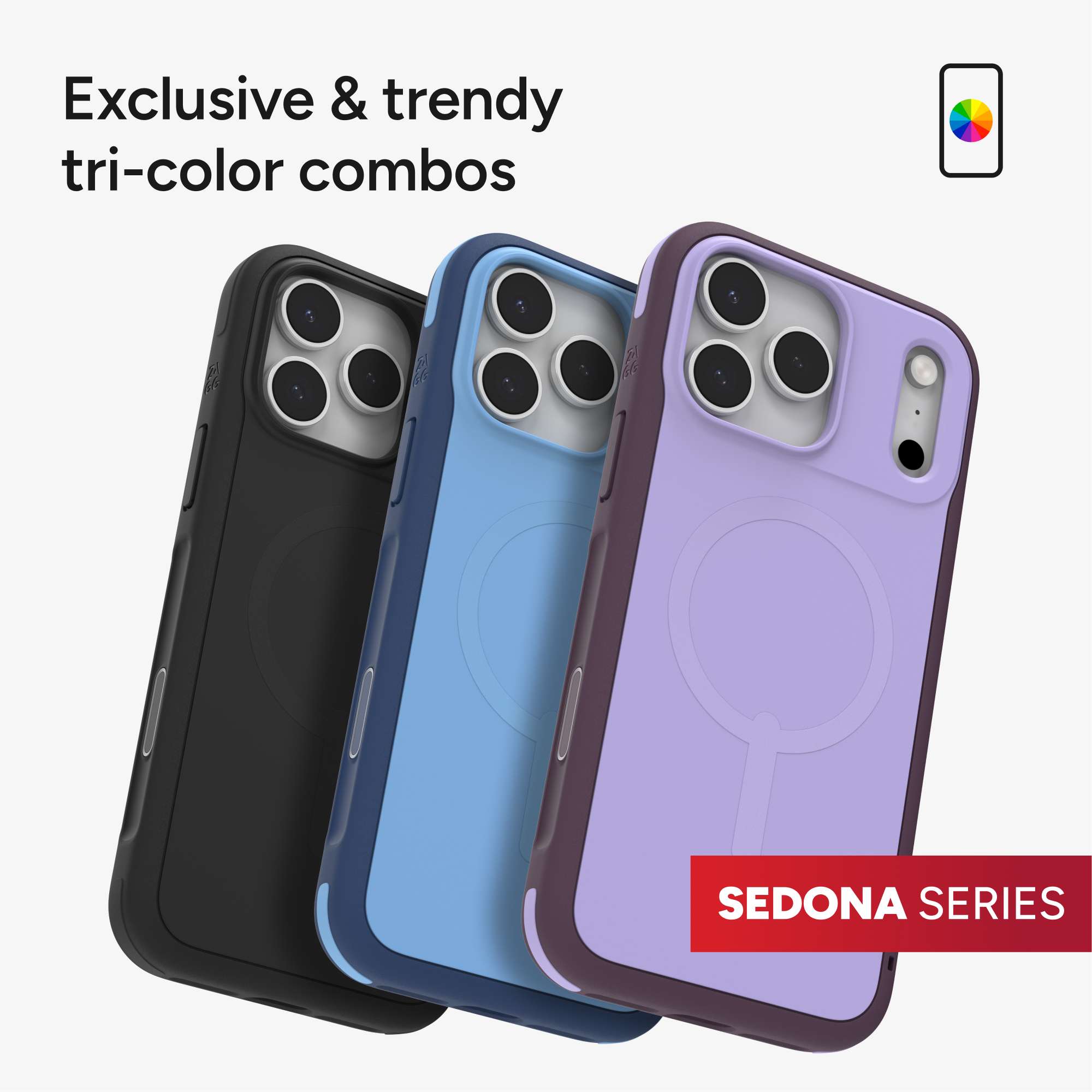 Sedona Snap for MagSafe iPhone 17 Pro Max Colorful Phone Case