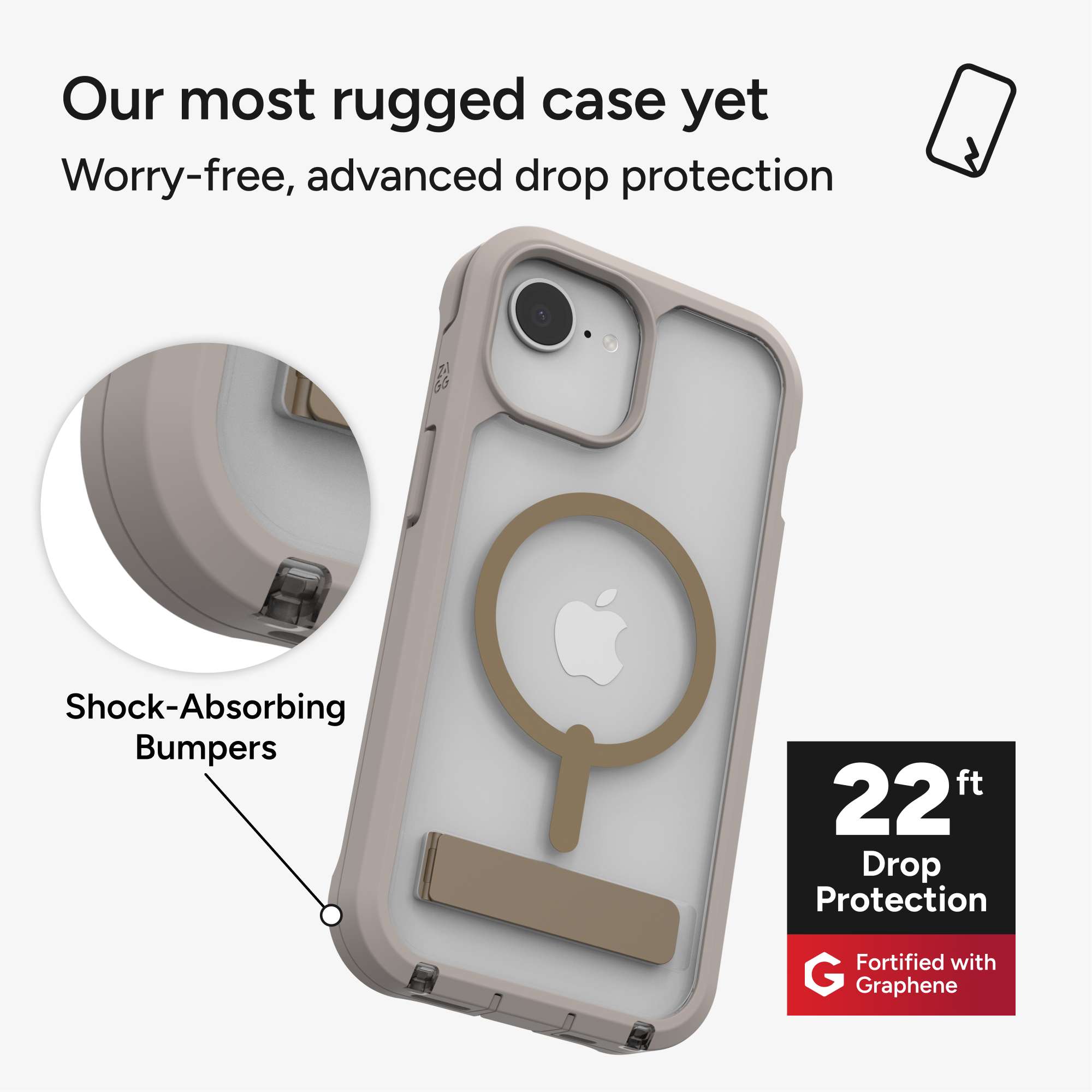 beige phone case Latte iPhone Case (MagSafe) – THE CÆP