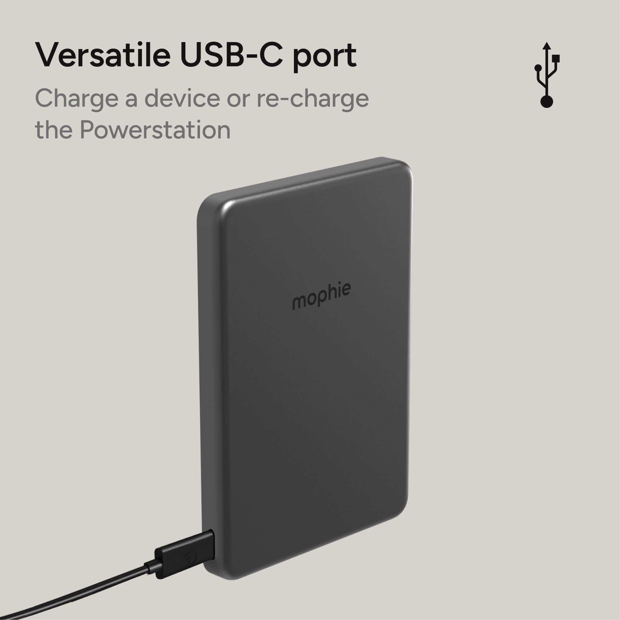 Mophie Powerstation Wireless 5K Slim 15W Power Bank for phones