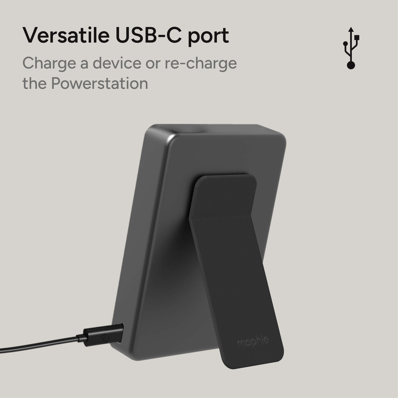 Mophie Powerstation Wireless 10K Slim 15W Power Bank with