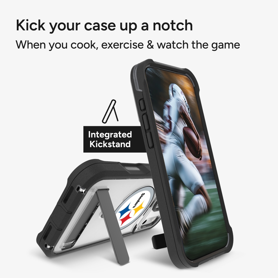 Pittsburgh Steelers Custom Case - Rainier Snap with Stand iPhone