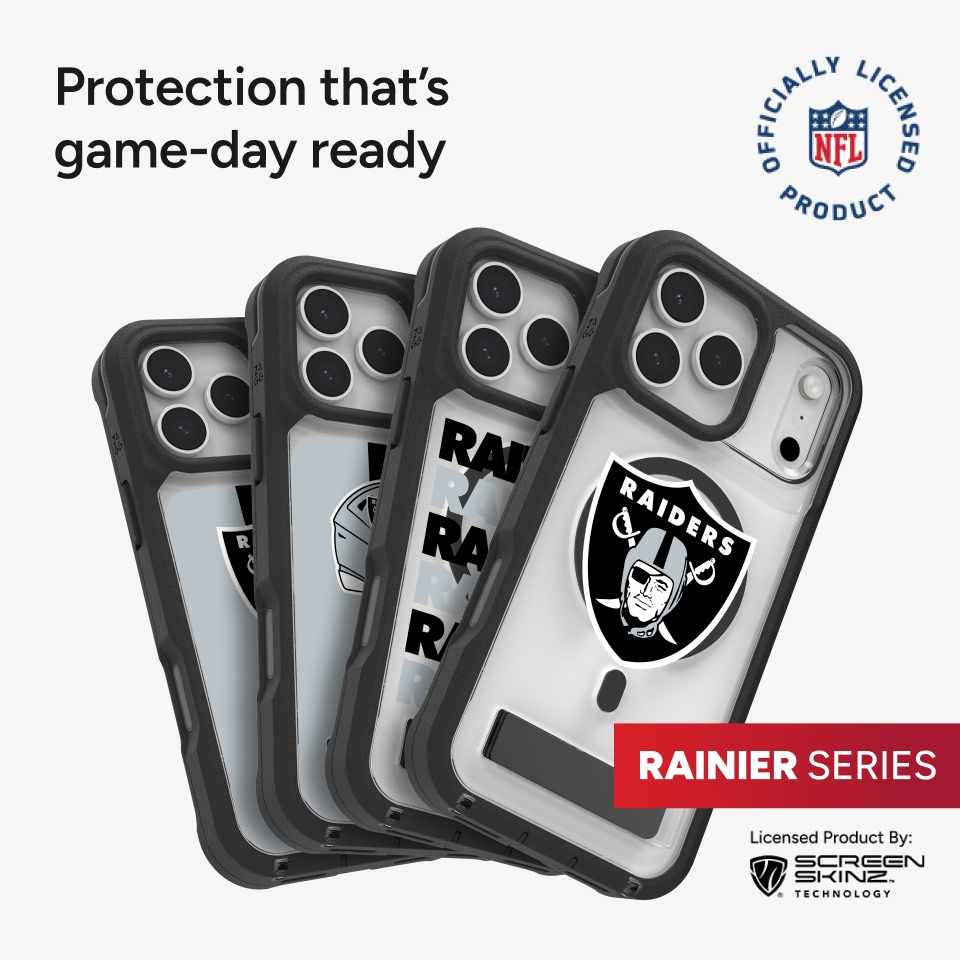 ZAGG Custom Las Vegas Raiders - Rainier iPhone 17 Pro Max Custom Case 4 at ZAGG ZAGG Custom Las Vegas Raiders - Rainier iPhone 17 Pro Max Custom Case 4 at ZAGG