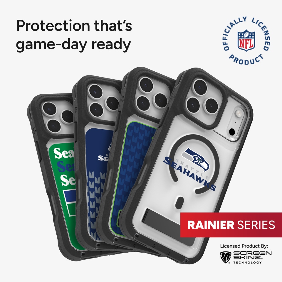 iPhoneアクセサリー sea Seattle Seahawks Custom Case - Rainier Snap with Stand iPhone 17