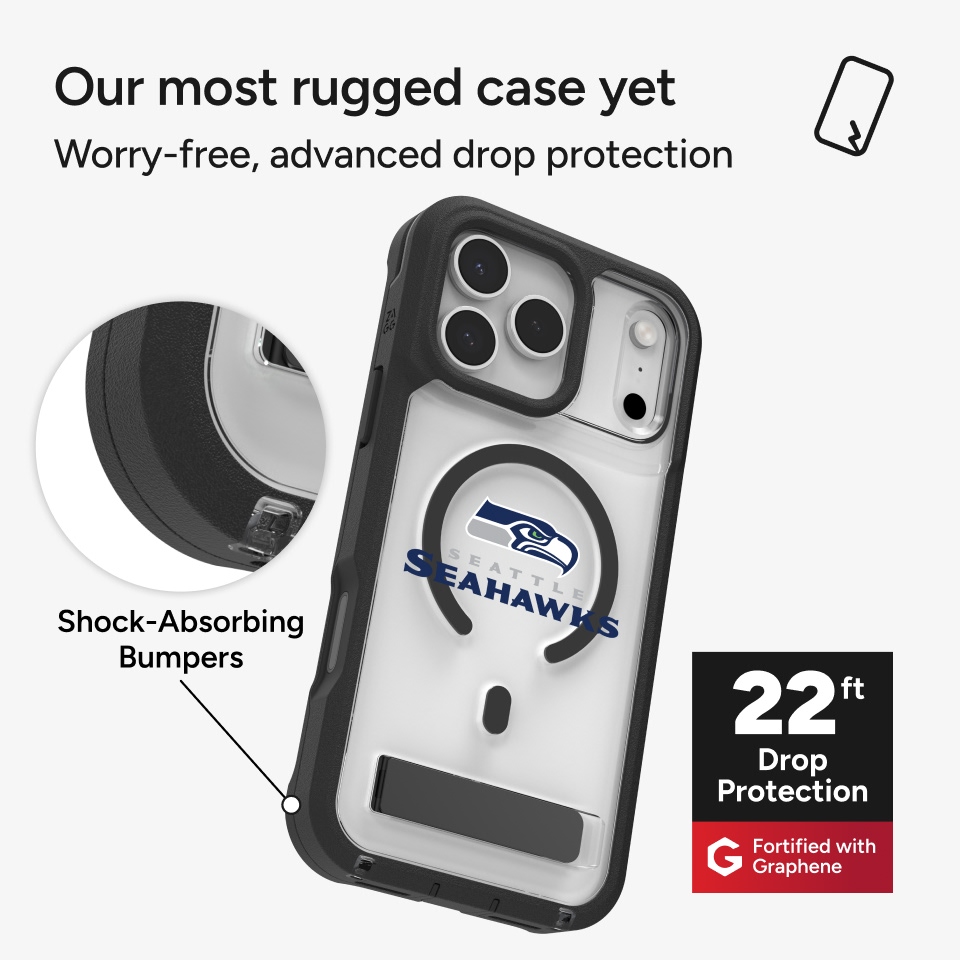 Seattle Seahawks Custom Case - Rainier Snap with Stand iPhone 17 Pro Max