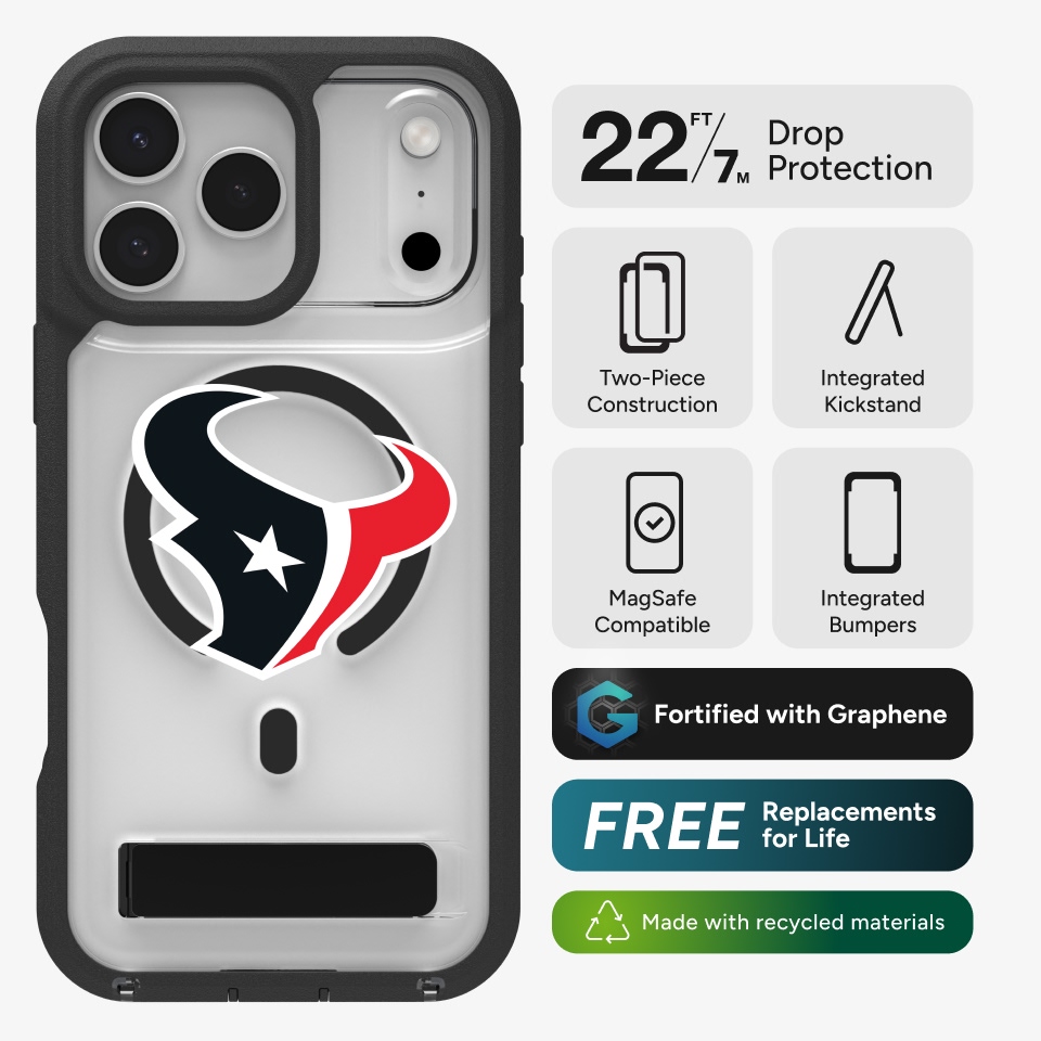 Houston Texans Custom Case - Rainier Snap with Stand iPhone 17 Pro Max