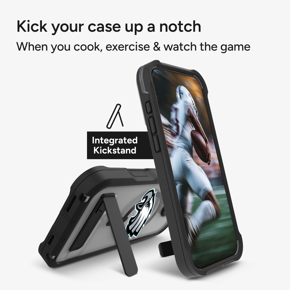 Philadelphia Eagles Custom Case - Rainier Snap with Stand iPhone 16 Pro