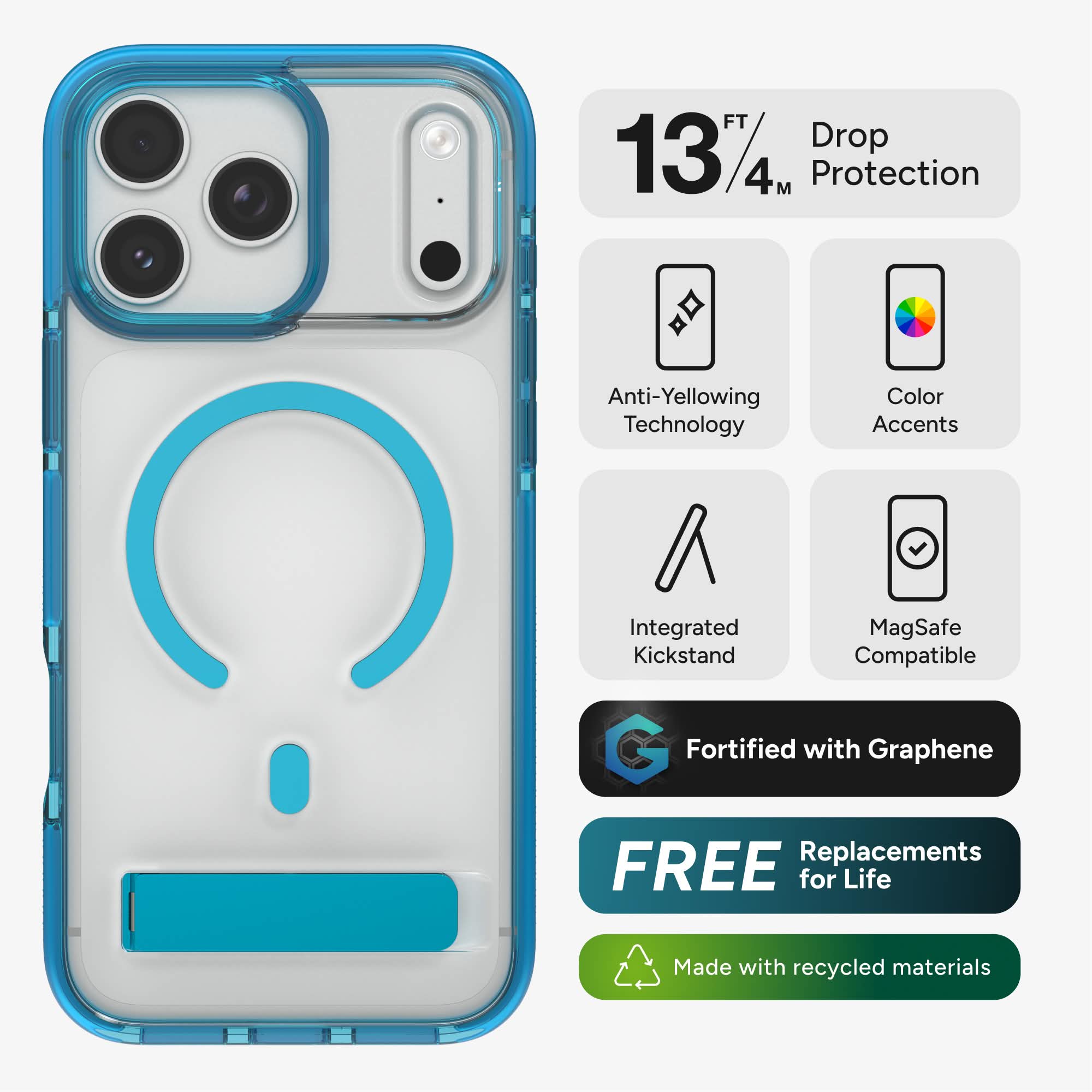 Santa Cruz C-Snap for MagSafe iPhone 17 Pro Max Phone Case with Stand