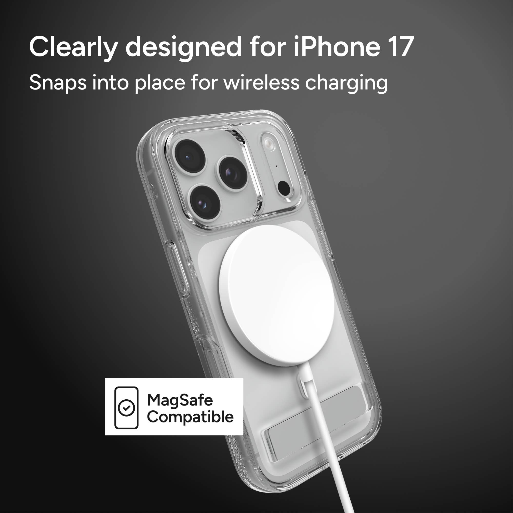 Crystal Palace C-Snap for MagSafe iPhone 17 Pro Clear Phone Case
