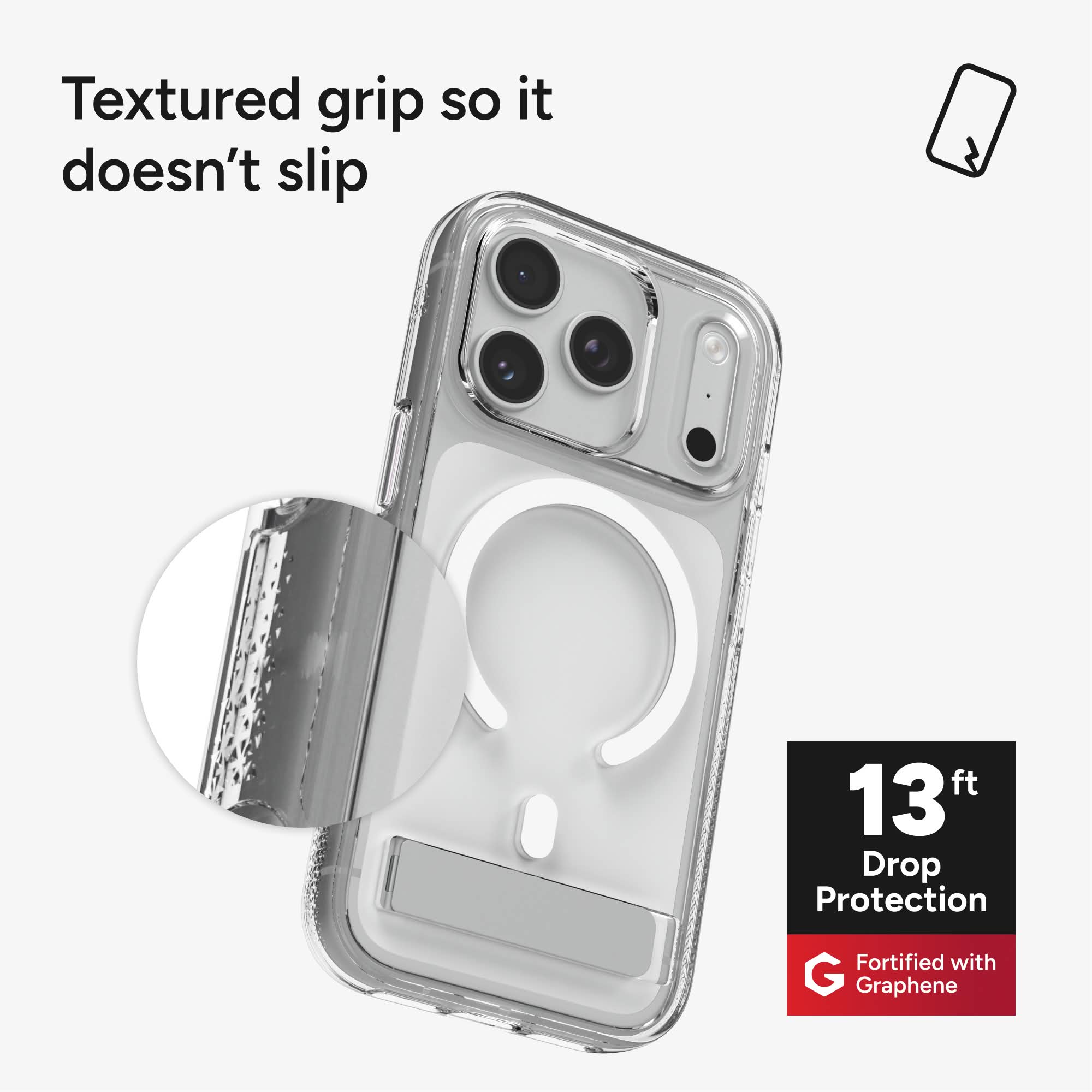 Crystal Palace C-Snap for MagSafe iPhone 17 Pro Clear Phone Case
