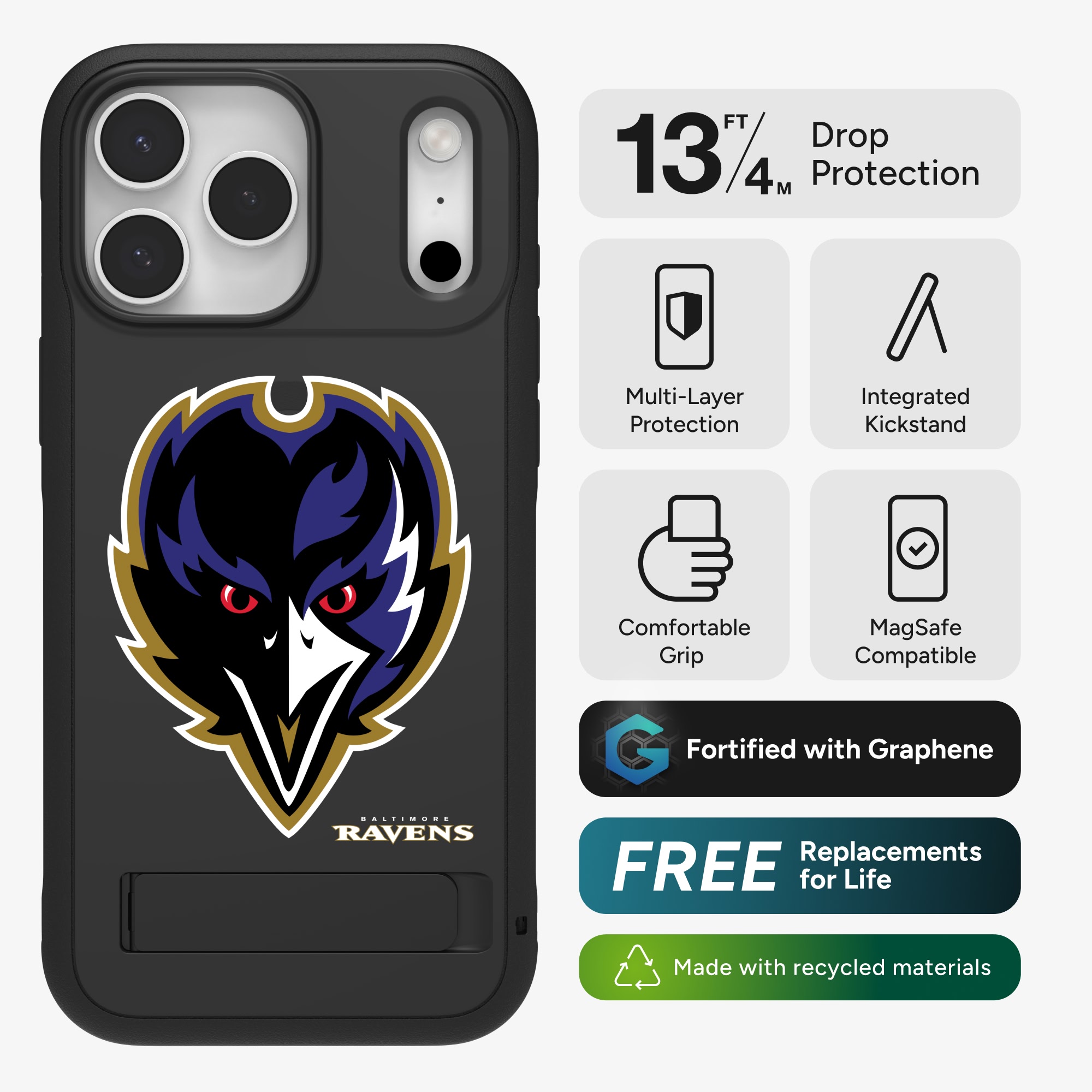 Baltimore Ravens - Sedona iPhone 17 Pro Custom Case 2