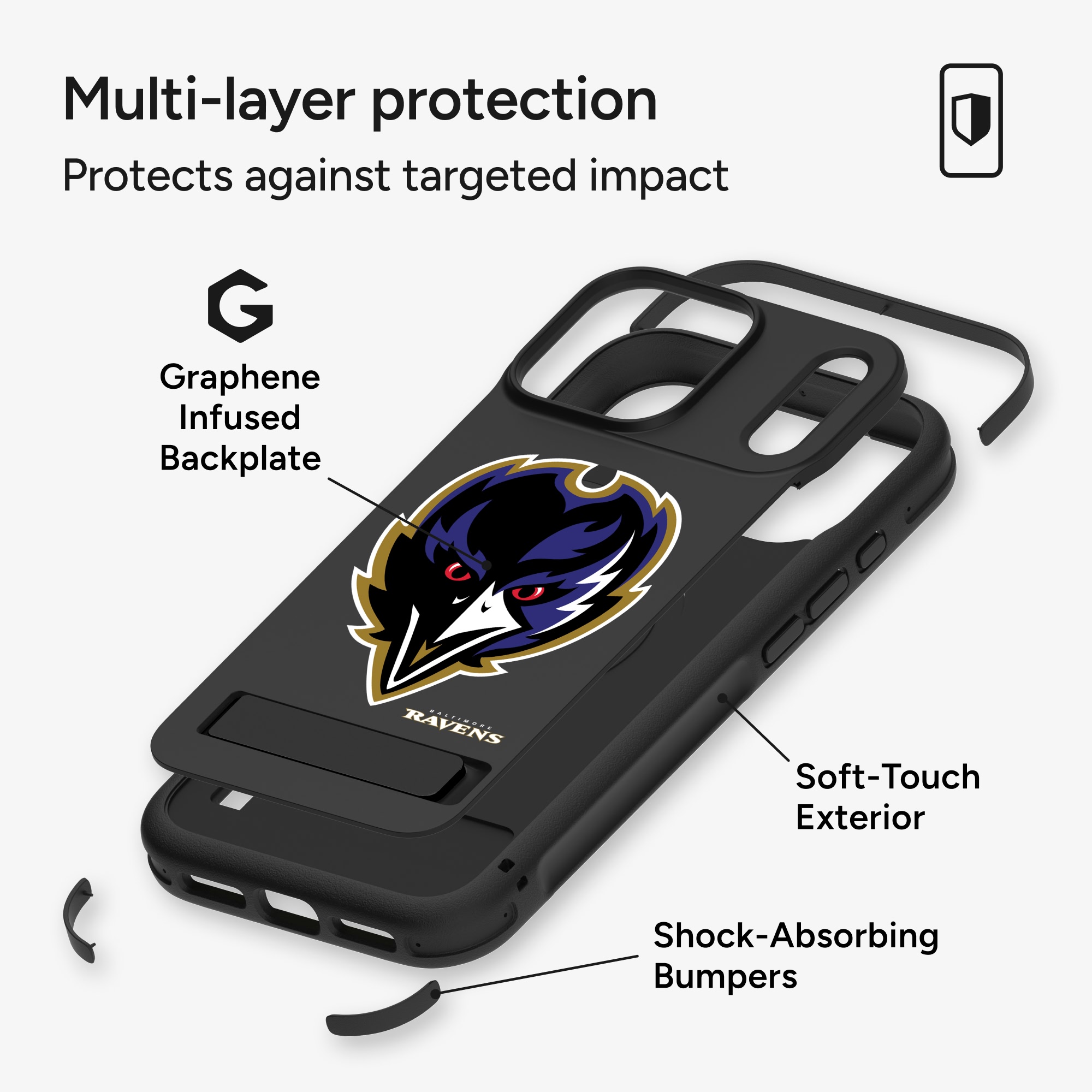 Baltimore Ravens - Sedona iPhone 17 Pro Custom Case 2