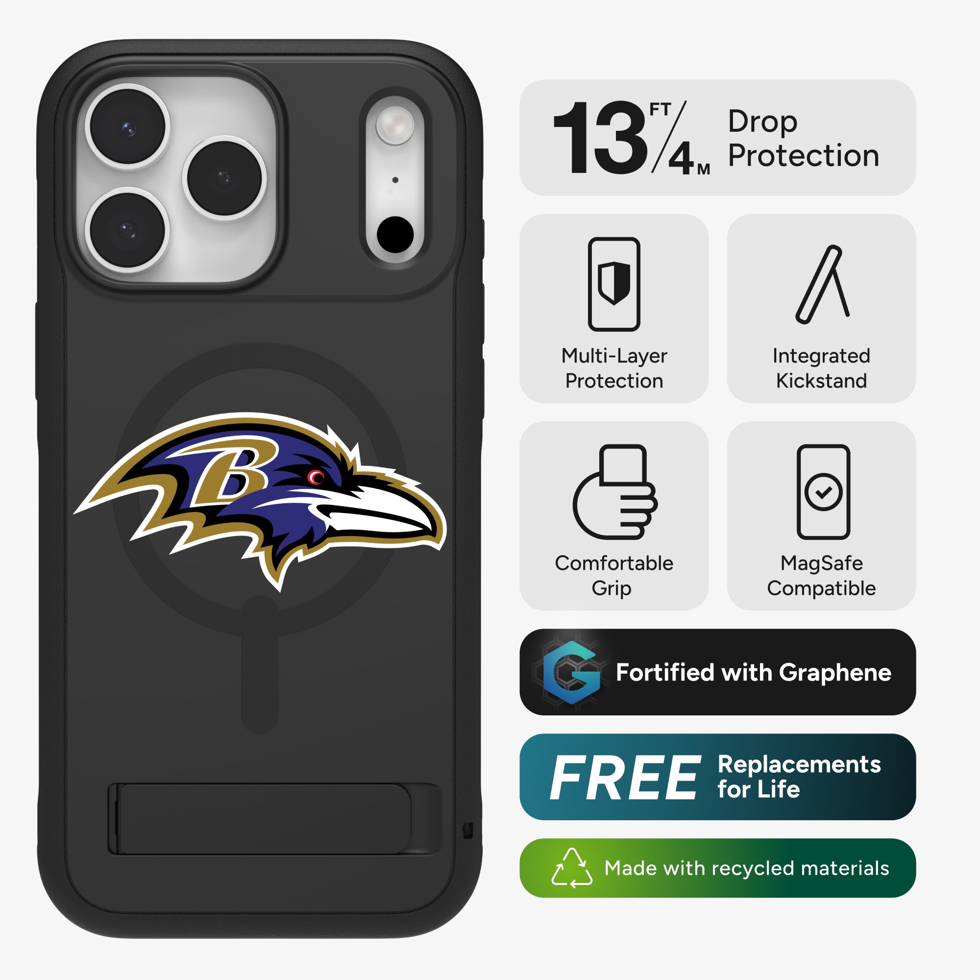 Baltimore Ravens - Sedona iPhone 17 Pro Max Custom Case 1