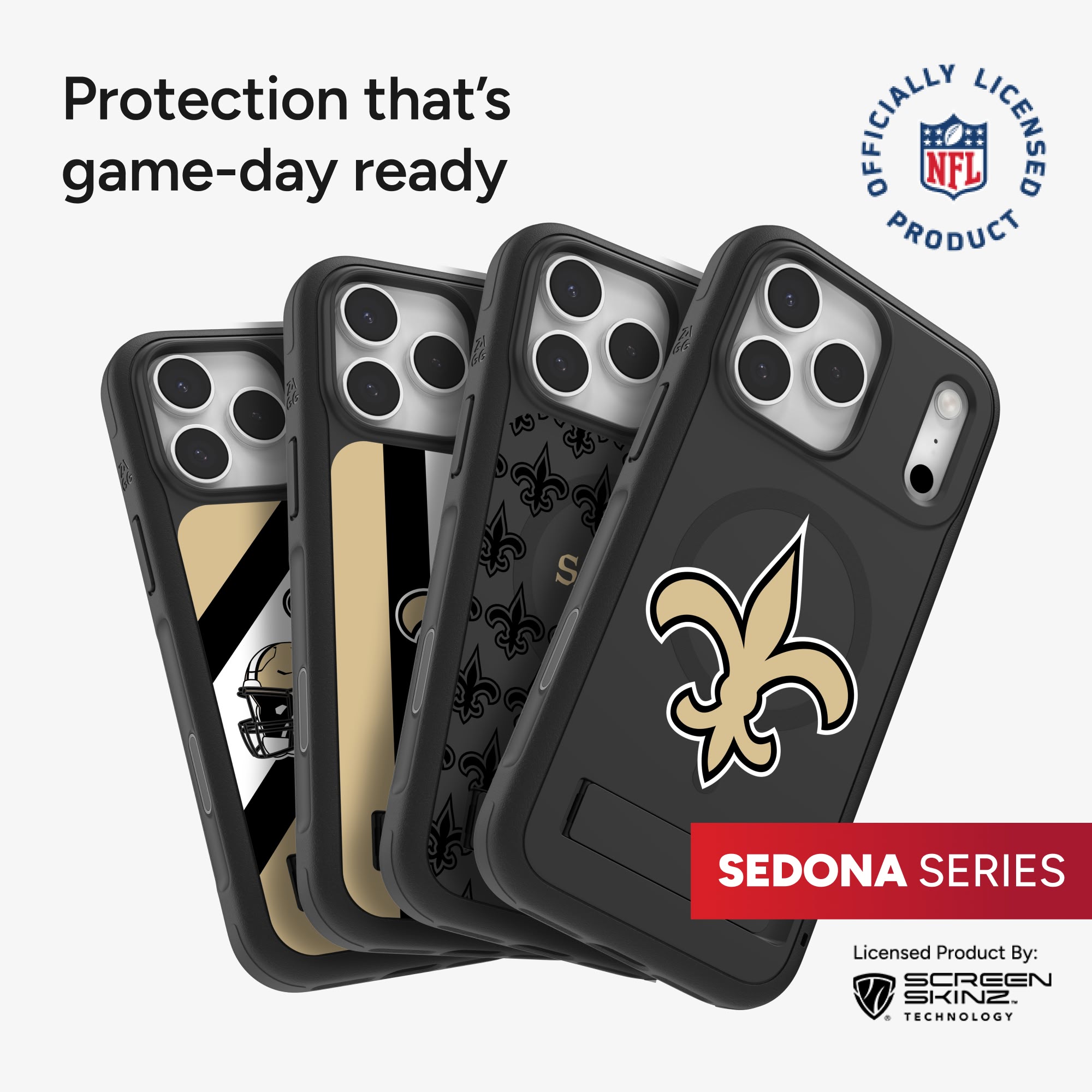 New Orleans Saints - Sedona iPhone 17 Pro Max Custom Case 1 New Orleans Saints - Sedona iPhone 17 Pro Max Custom Case 1