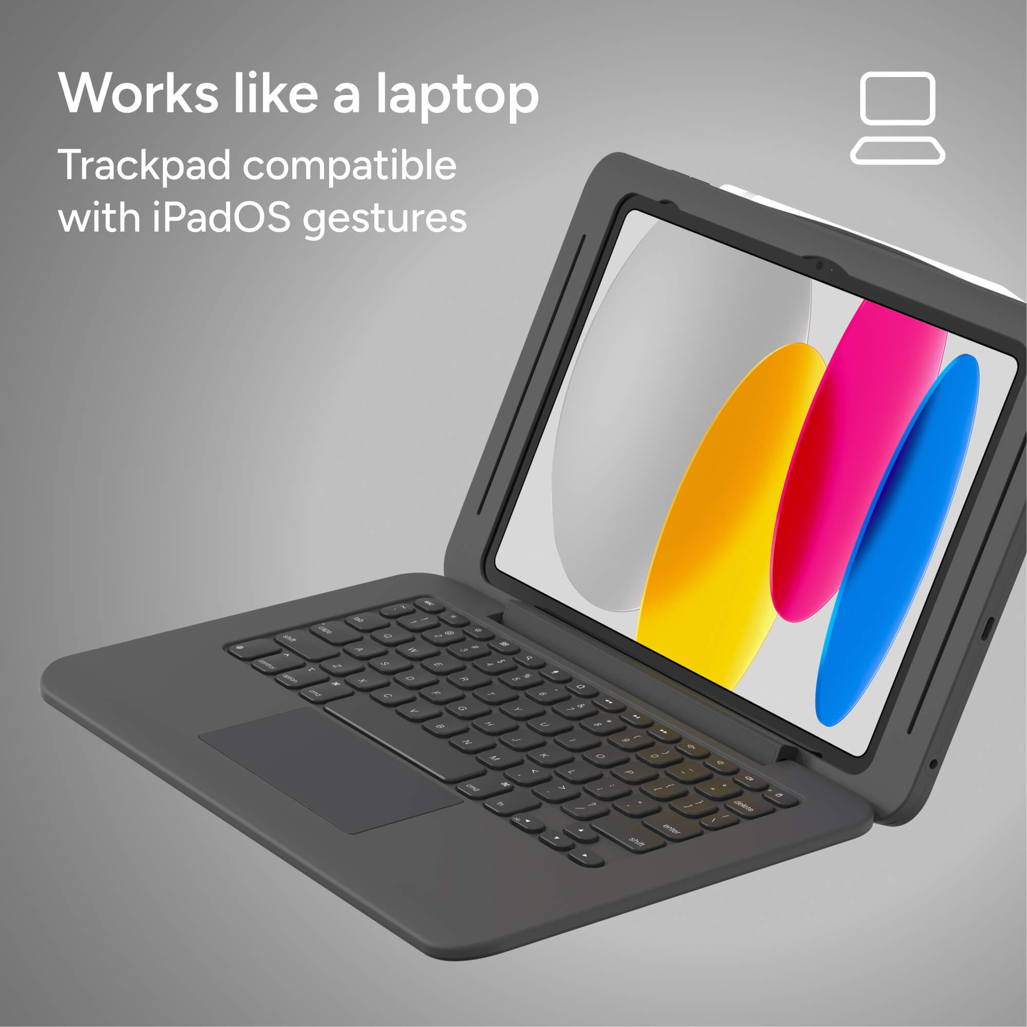 Rugged Book Connect Apple iPad A16 Keyboard Tablet Case