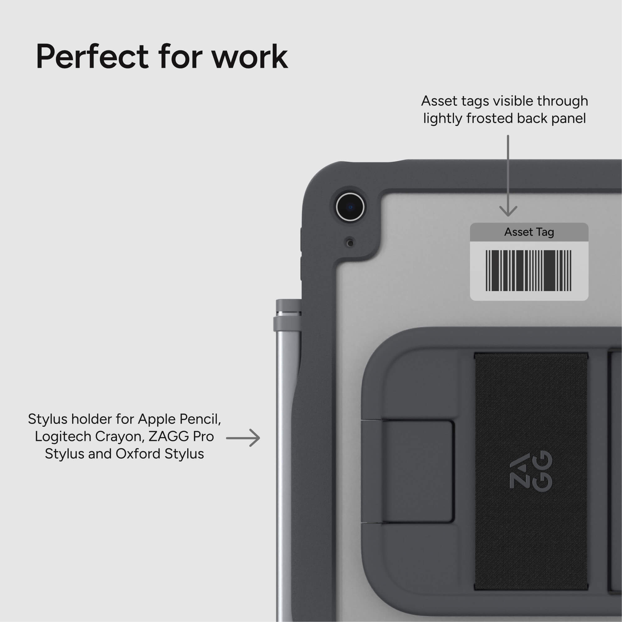 Durango Apple iPad A16 with Handgrip & Stand Tablet Case