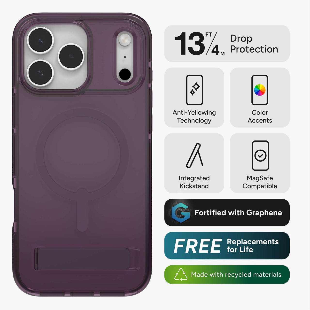 Santa Cruz Snap for MagSafe iPhone 17 Pro Max Phone Case with Stand