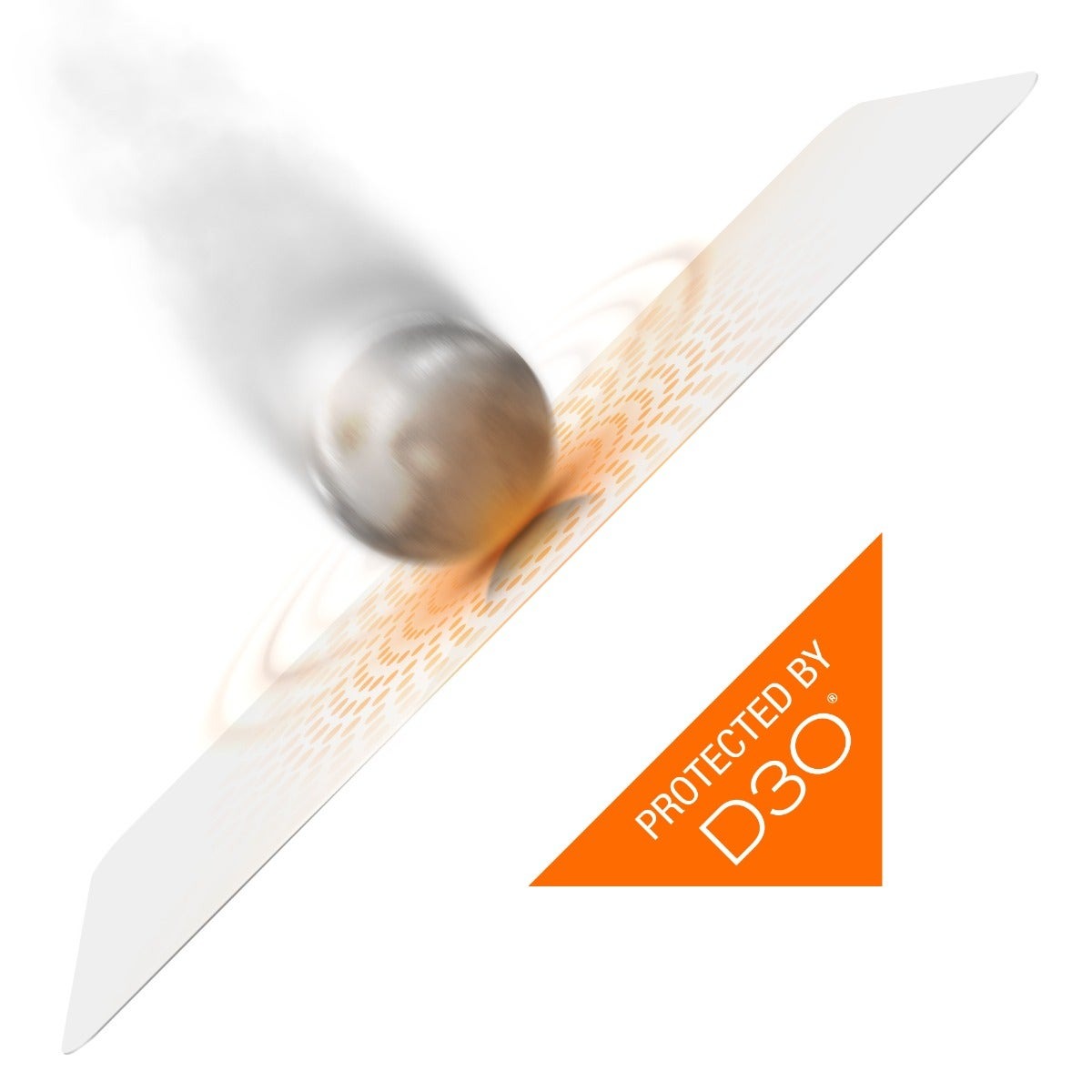 Extreme Shatter Protection with D3O® ||Our strongest glass screen protection is reinforced with D3O®, the thinnest, most advanced impact protection material.