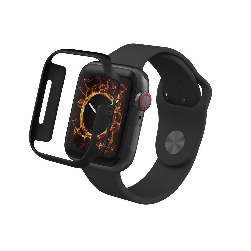 InvisibleShield Luxe Bumper Case for the Apple Watch Series 6/SE/5/4 (40mm) (Black)