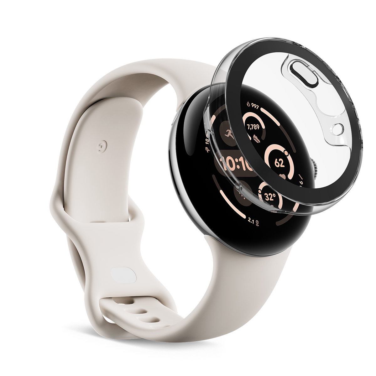InvisibleShield Glass Elite 360 Screen Protector Google Pixel Watch 3 | Size 45mm-image-200114451