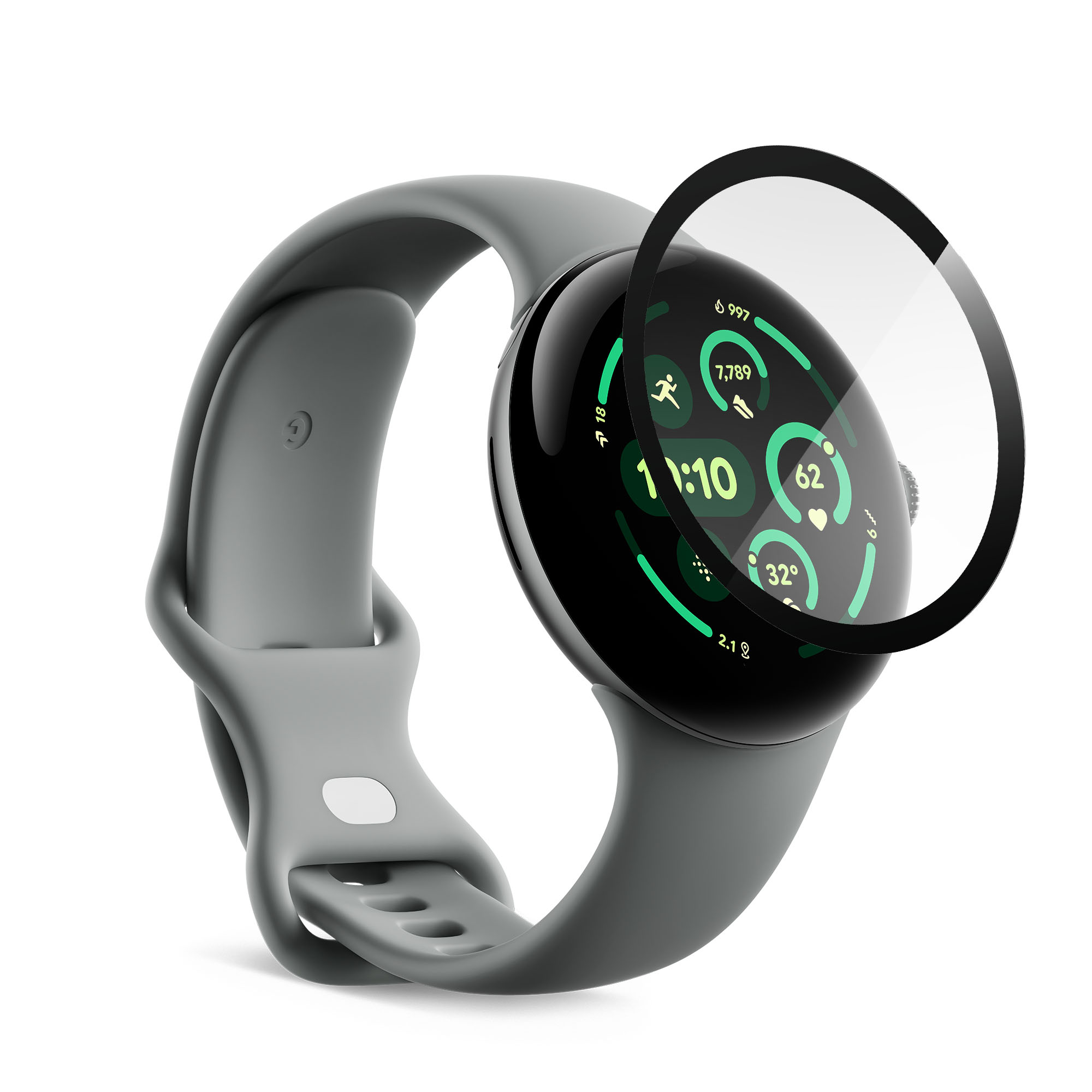 InvisibleShield Fusion Screen Protector Google Pixel Watch 3 small  Size 41mm