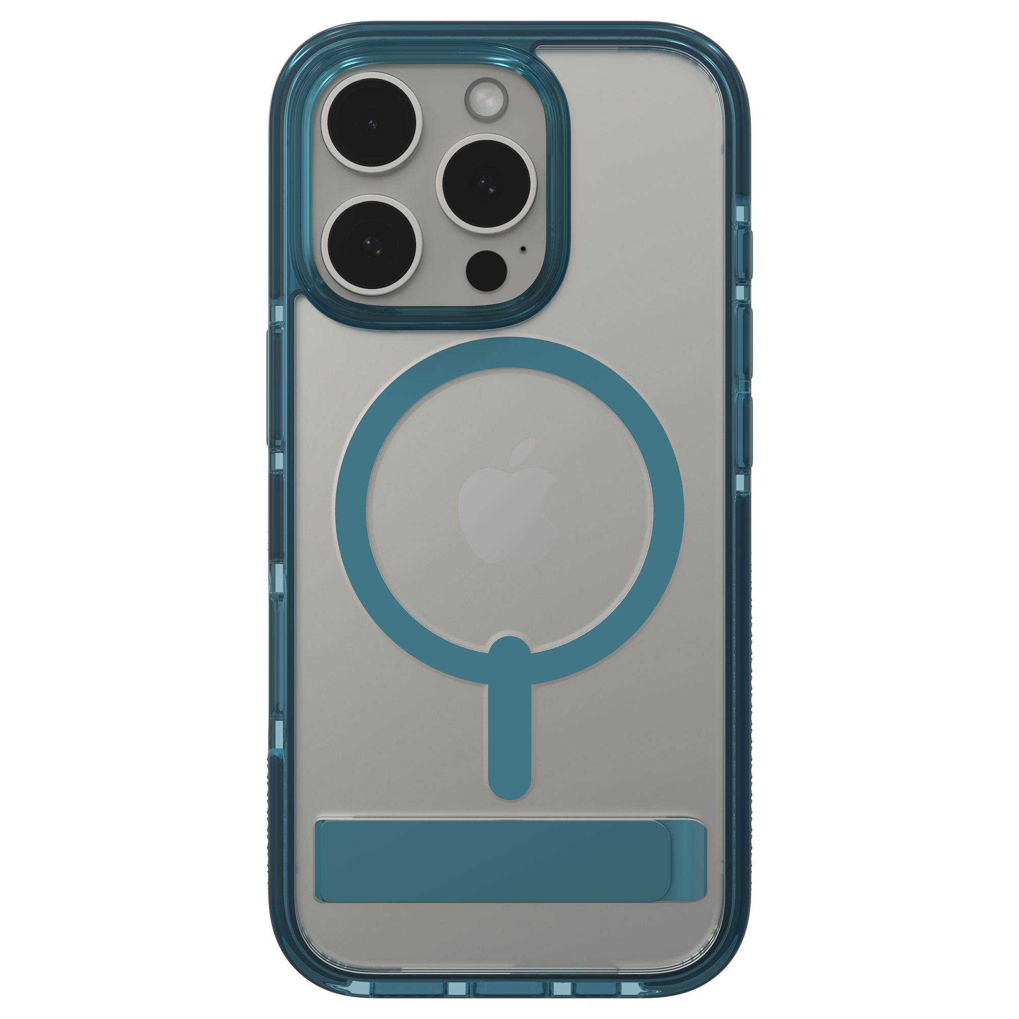 ZAGG Santa Cruz Snap with Kickstand Case for iPhone 16 Pro Black - Picture 10 of 18