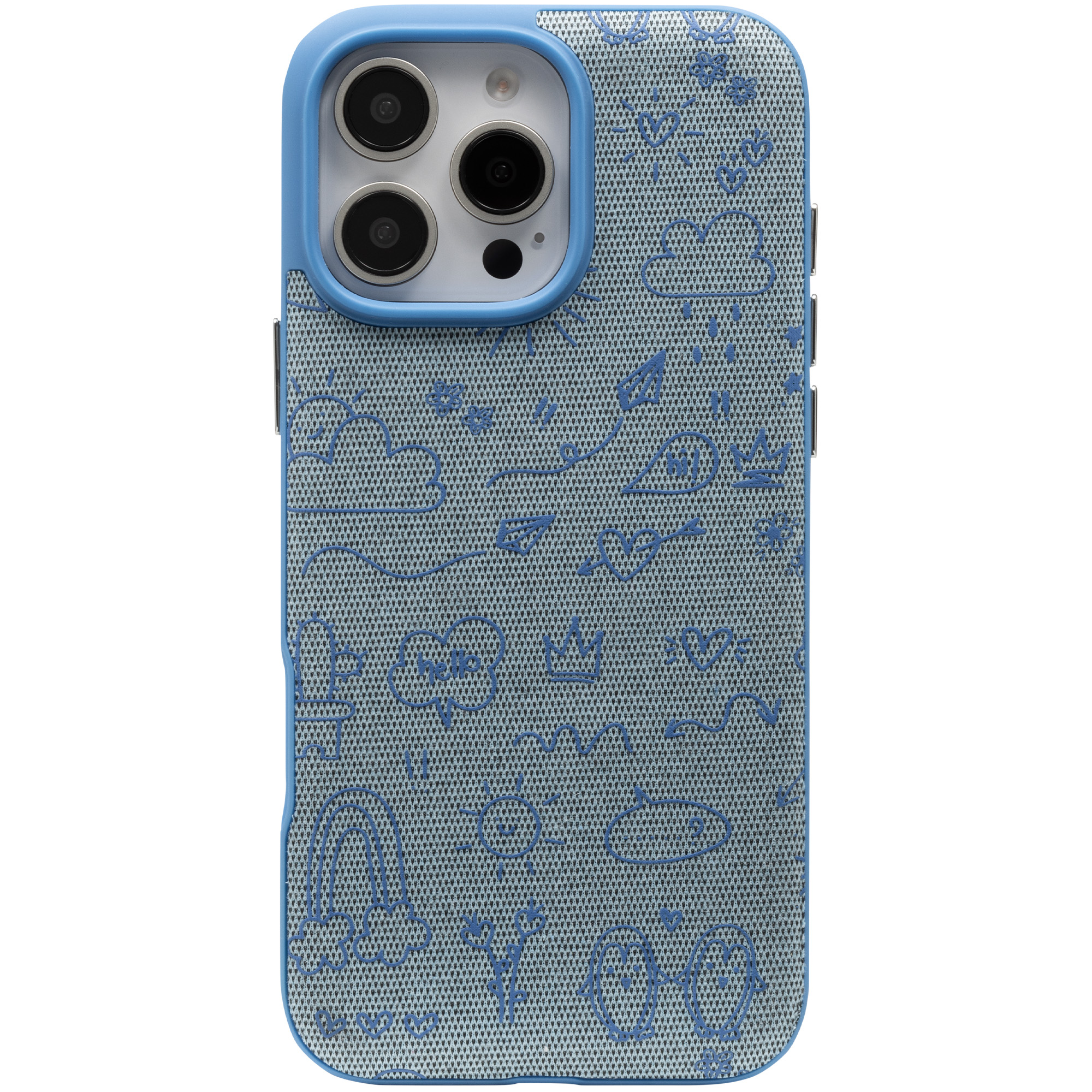 ZAGG London Cell Phone Case Snap for MagSafe Apple iPhone 16 Pro Max in Blue-image-702315945