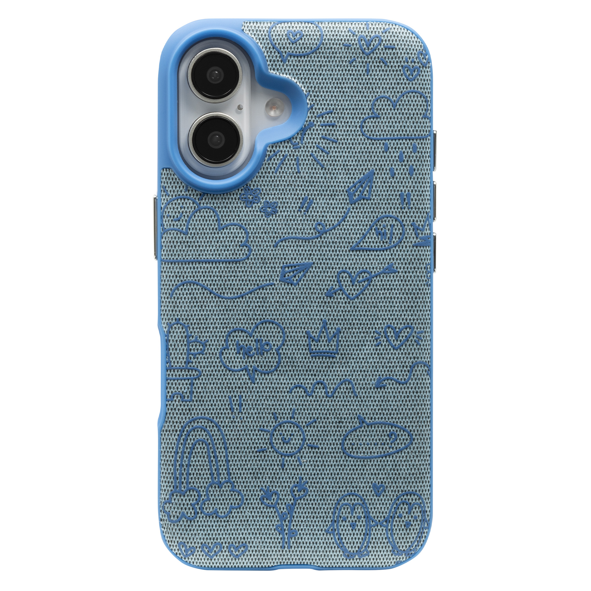 ZAGG London Cell Phone Case Snap for MagSafe Apple iPhone 16 in Blue-image-702315942