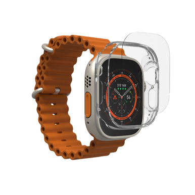 InvisibleShield GlassFusion Screen Protector Apple Watch Ultra 3/2/1 in Clear