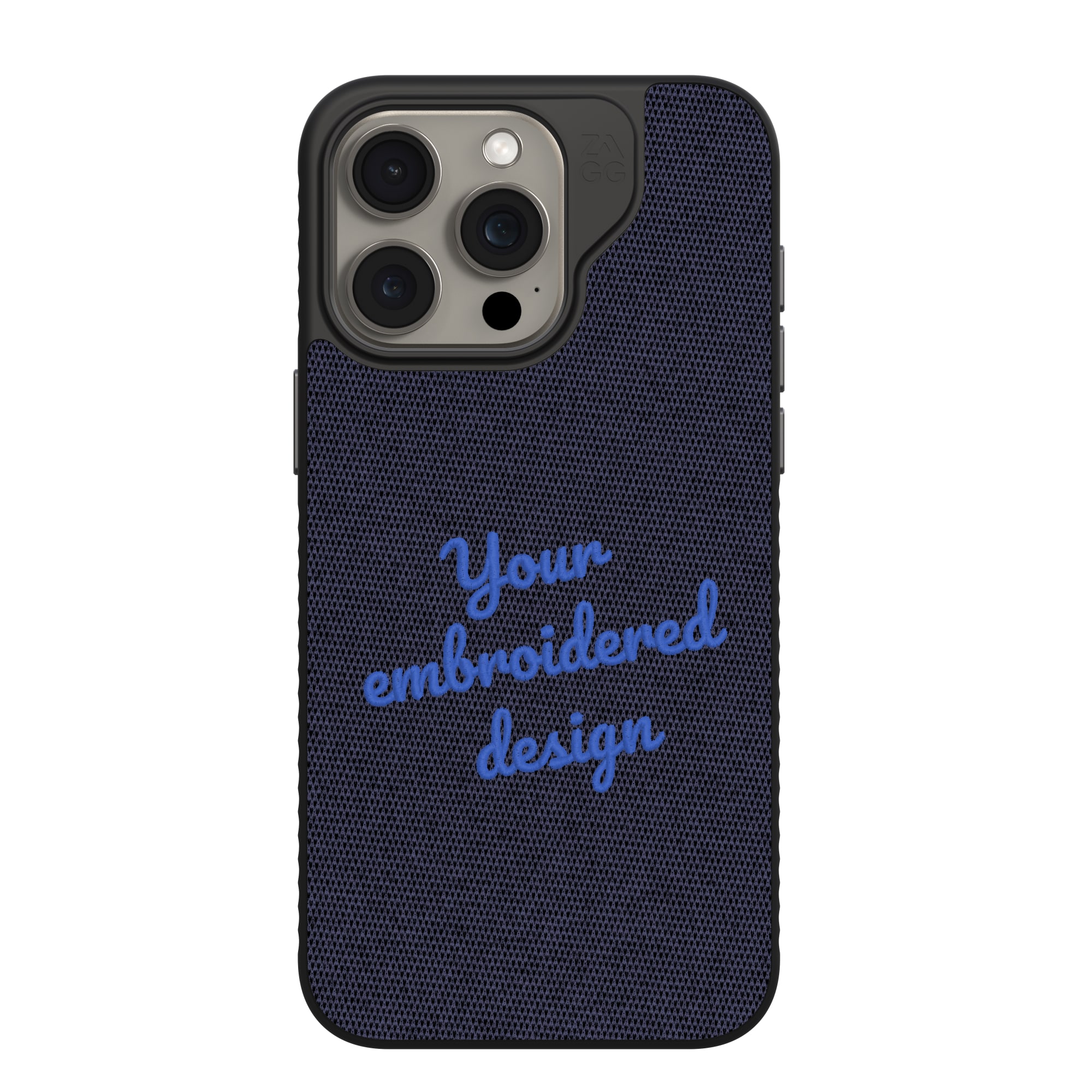 ZAGG Custom London Snap for MagSafe Cell Phone Case Custom Embroidered Apple iPhone 15 Pro Max-image-702317543