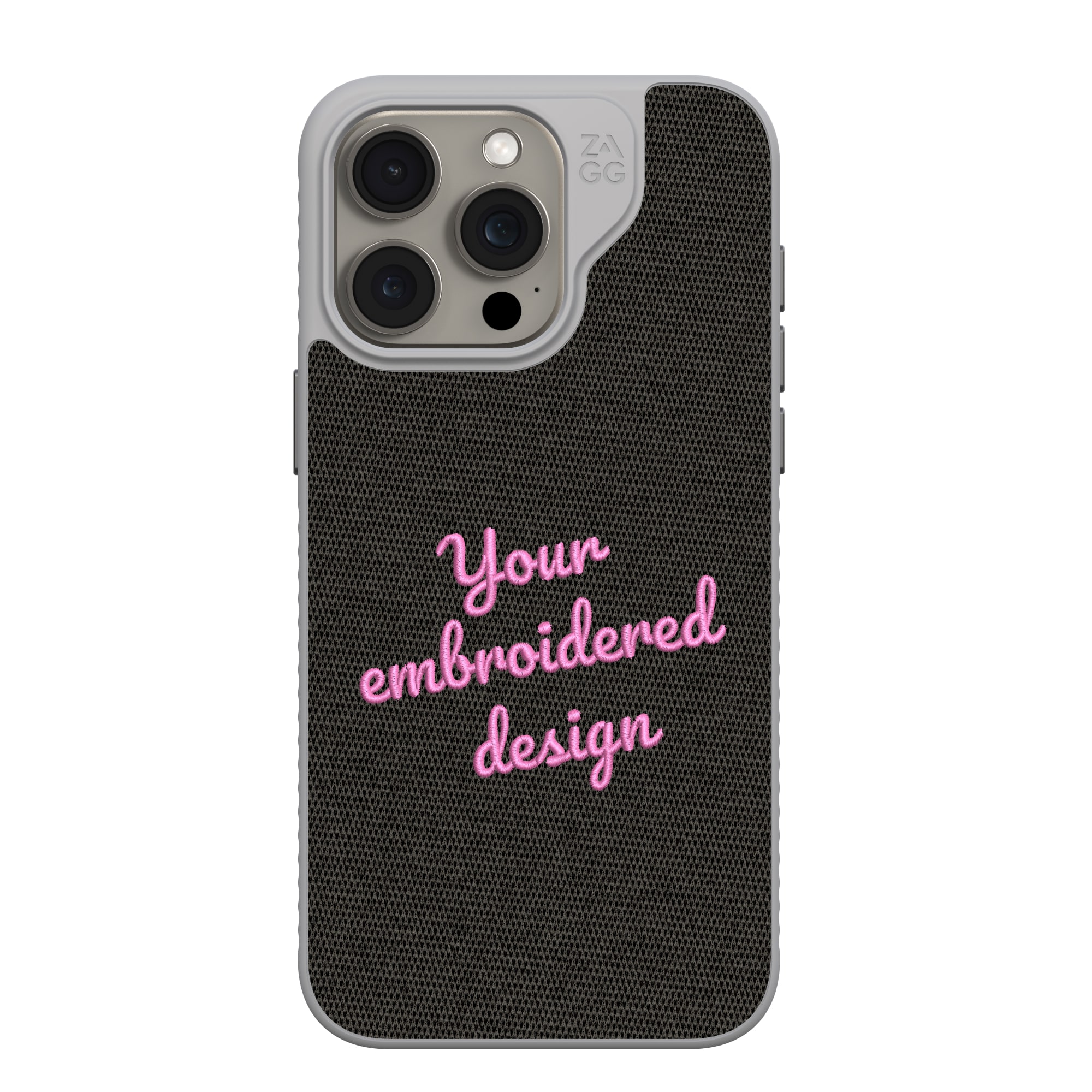 ZAGG Custom London Snap for MagSafe Cell Phone Case Custom Embroidered Apple iPhone 15 Pro Max-image-702317022