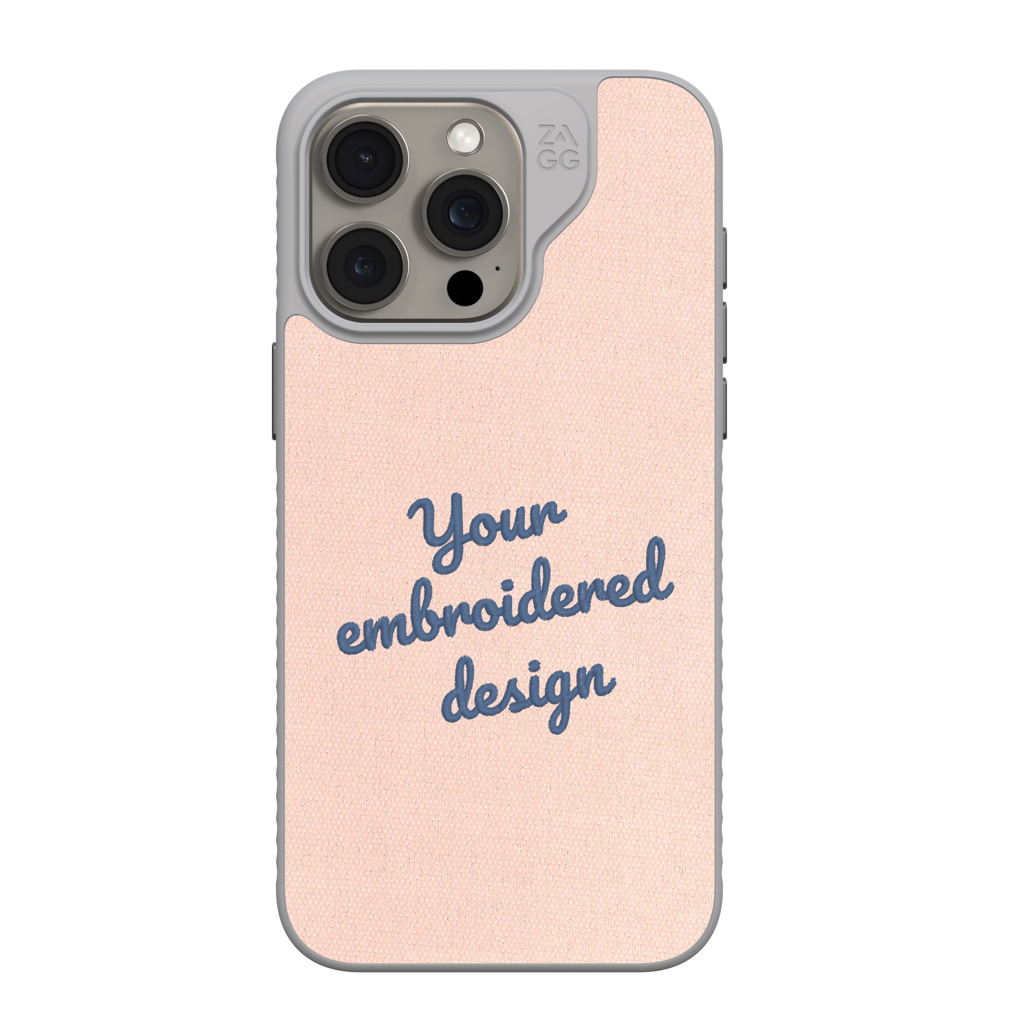 ZAGG Custom London Snap for MagSafe Cell Phone Case Custom Embroidered Apple iPhone 15 Pro Max-image-702317630