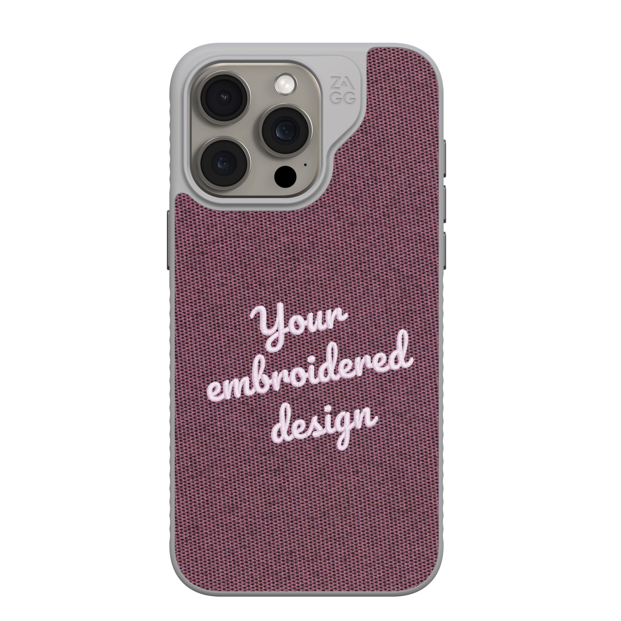 ZAGG Custom London Snap for MagSafe Cell Phone Case Custom Embroidered Apple iPhone 15 Pro Max-image-702317632