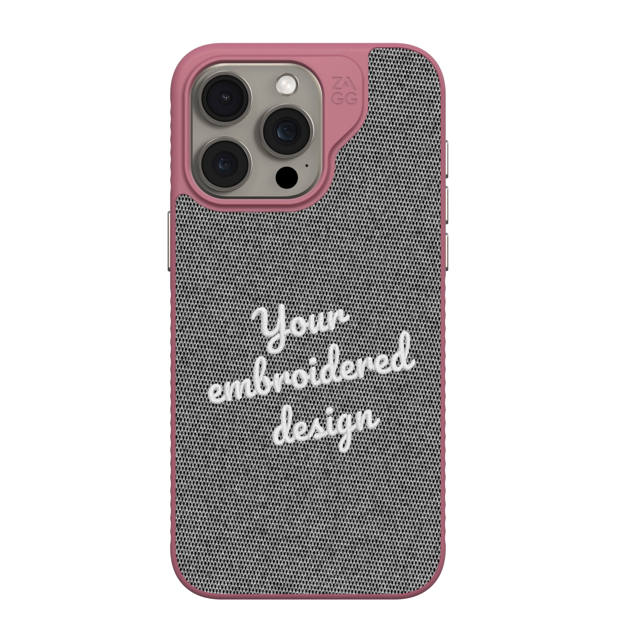 ZAGG Custom London Snap for MagSafe Cell Phone Case Custom Embroidered Apple iPhone 15 Pro Max-image-702317805