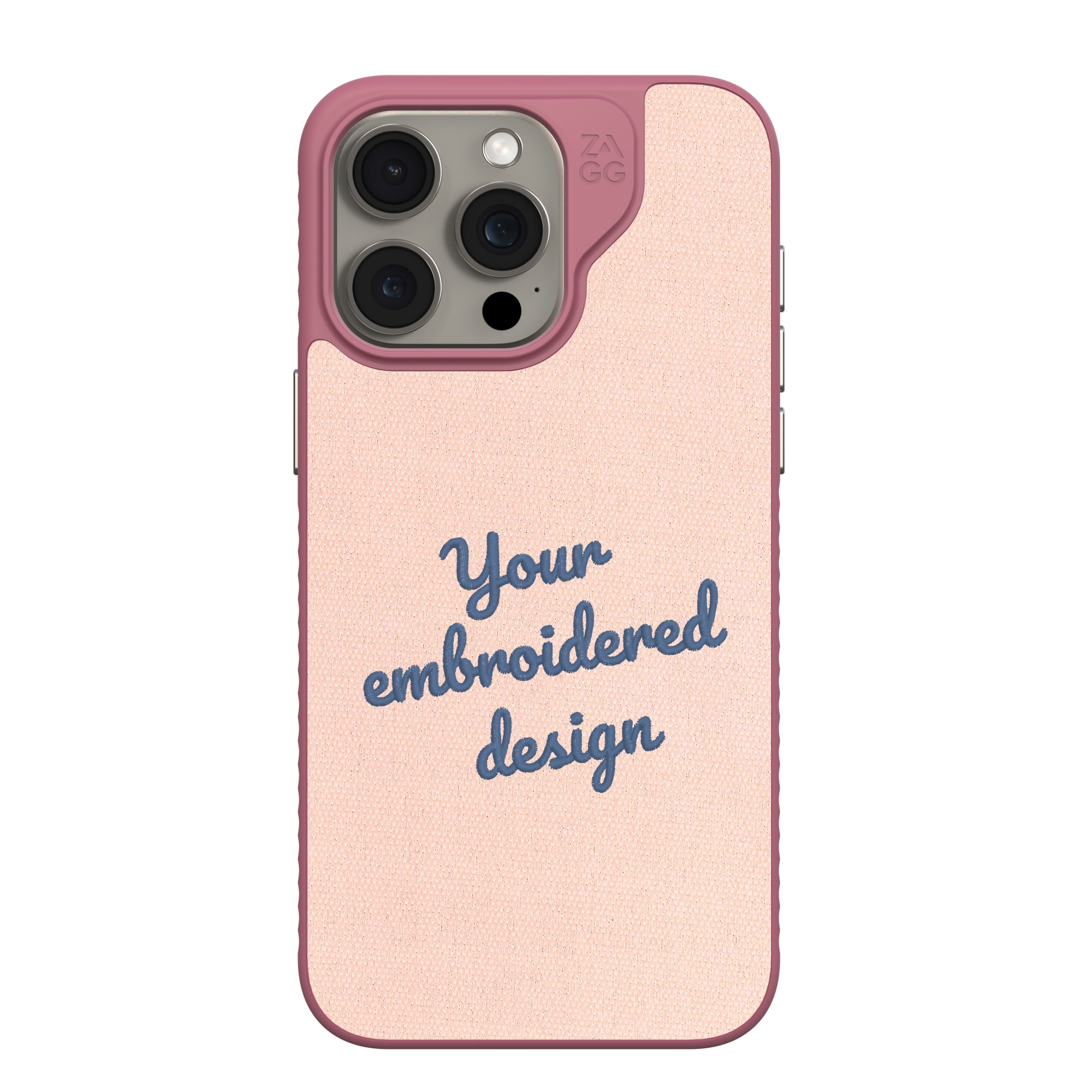 ZAGG Custom London Snap for MagSafe Cell Phone Case Custom Embroidered Apple iPhone 15 Pro Max-image-702317806