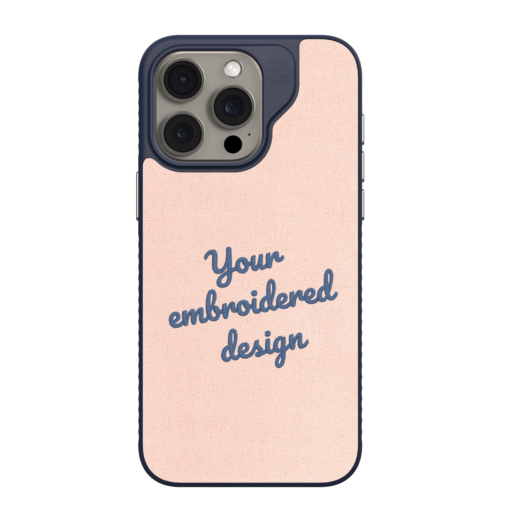 ZAGG Custom London Snap for MagSafe Cell Phone Case Custom Embroidered Apple iPhone 15 Pro Max-image-702317718