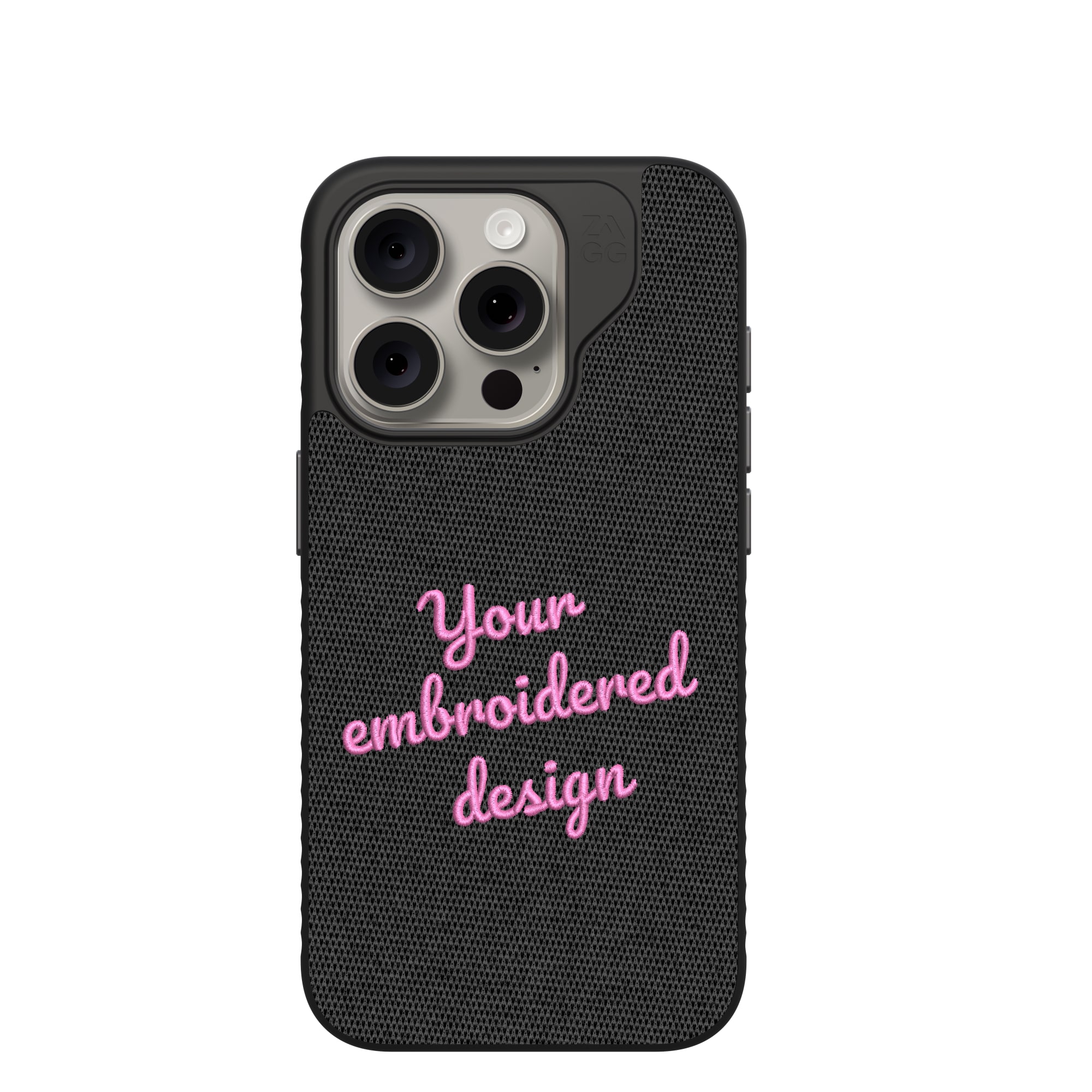 ZAGG Custom London Snap MagSafe Phone Case Custom Embroidered Apple iPhone 15 Pro-image-702317013