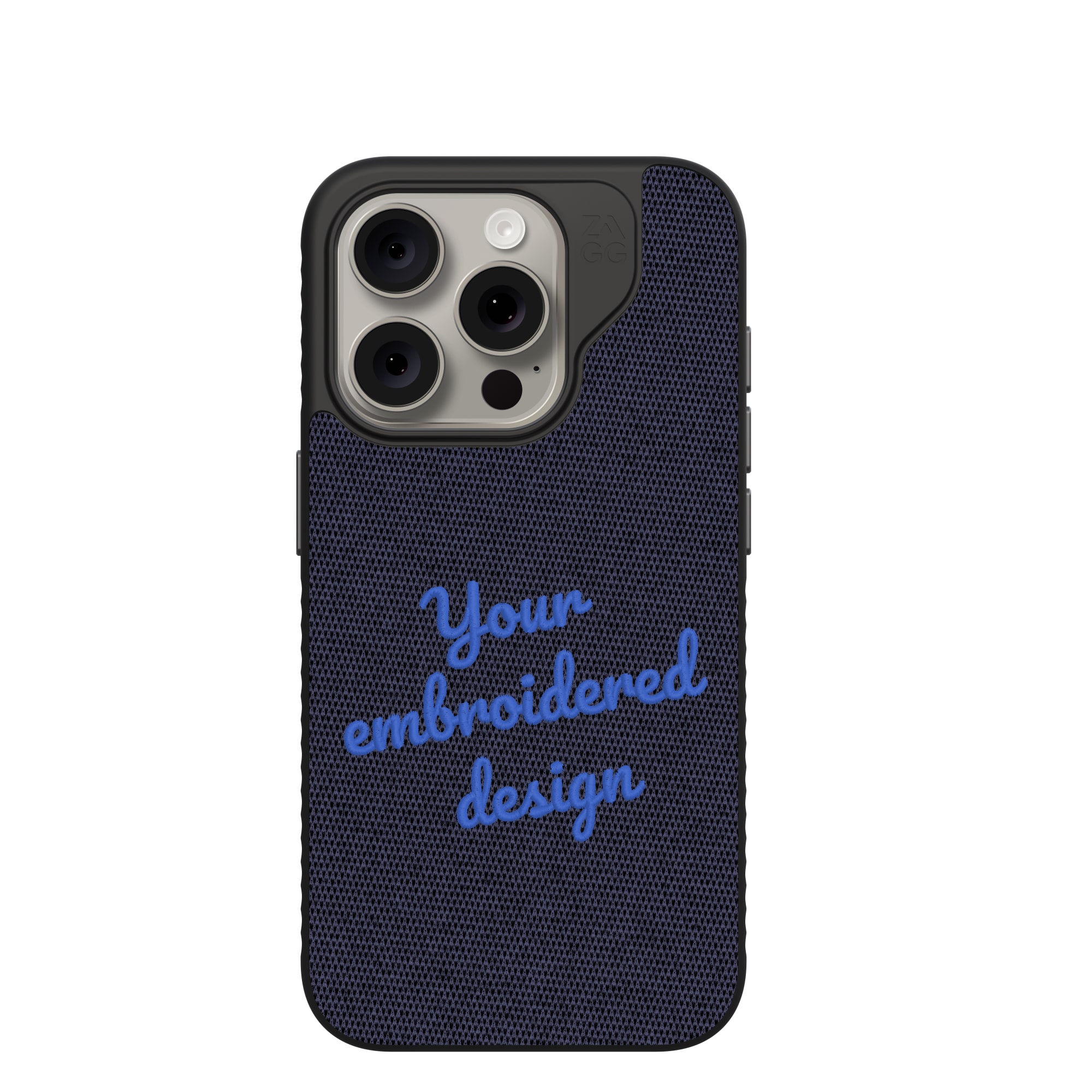 ZAGG Custom London Snap MagSafe Phone Case Custom Embroidered Apple iPhone 15 Pro-image-702317532