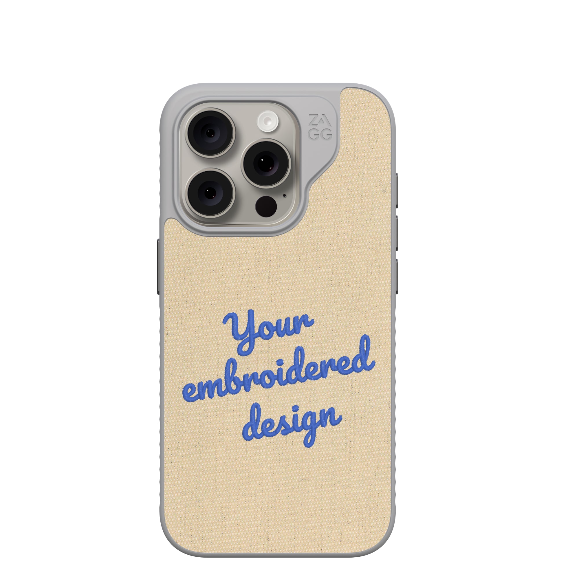 ZAGG Custom London Snap MagSafe Phone Case Custom Embroidered Apple iPhone 15 Pro-image-702317616