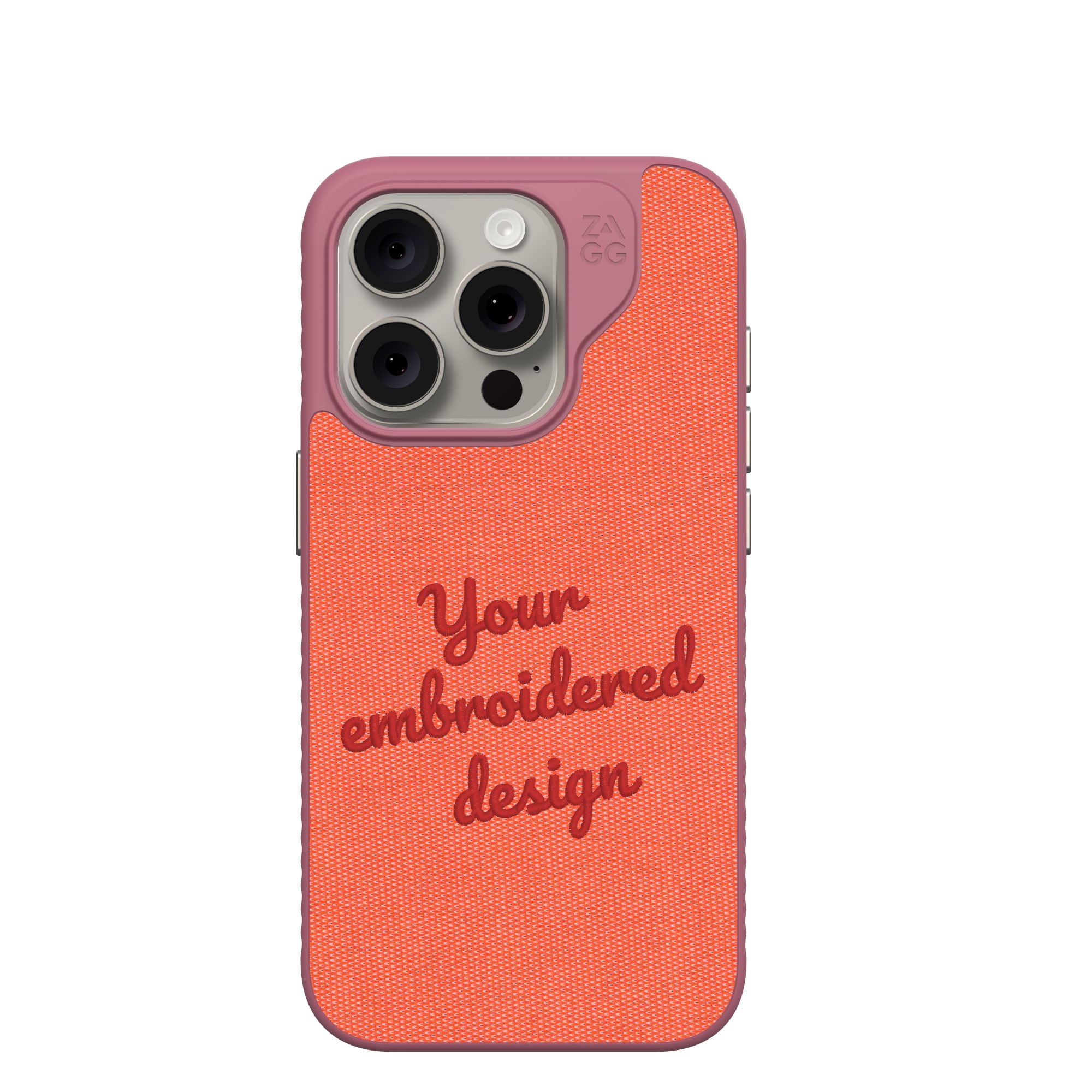 ZAGG Custom London Snap MagSafe Phone Case Custom Embroidered Apple iPhone 15 Pro-image-702317790