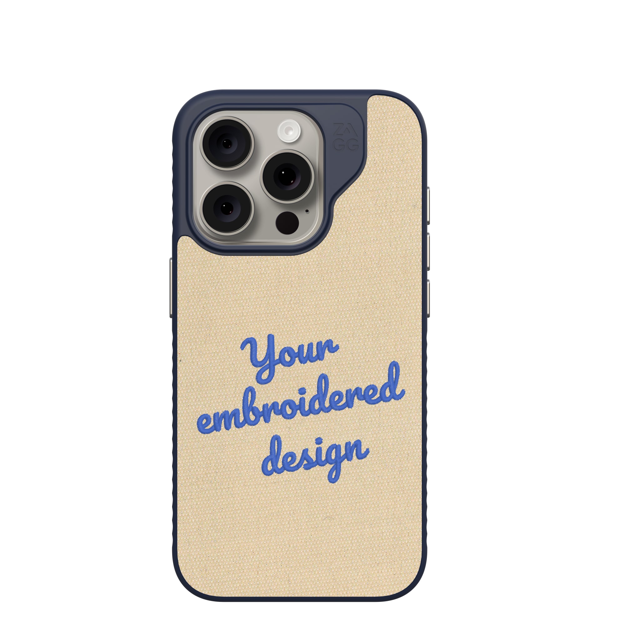 ZAGG Custom London Snap MagSafe Phone Case Custom Embroidered Apple iPhone 15 Pro-image-702317704