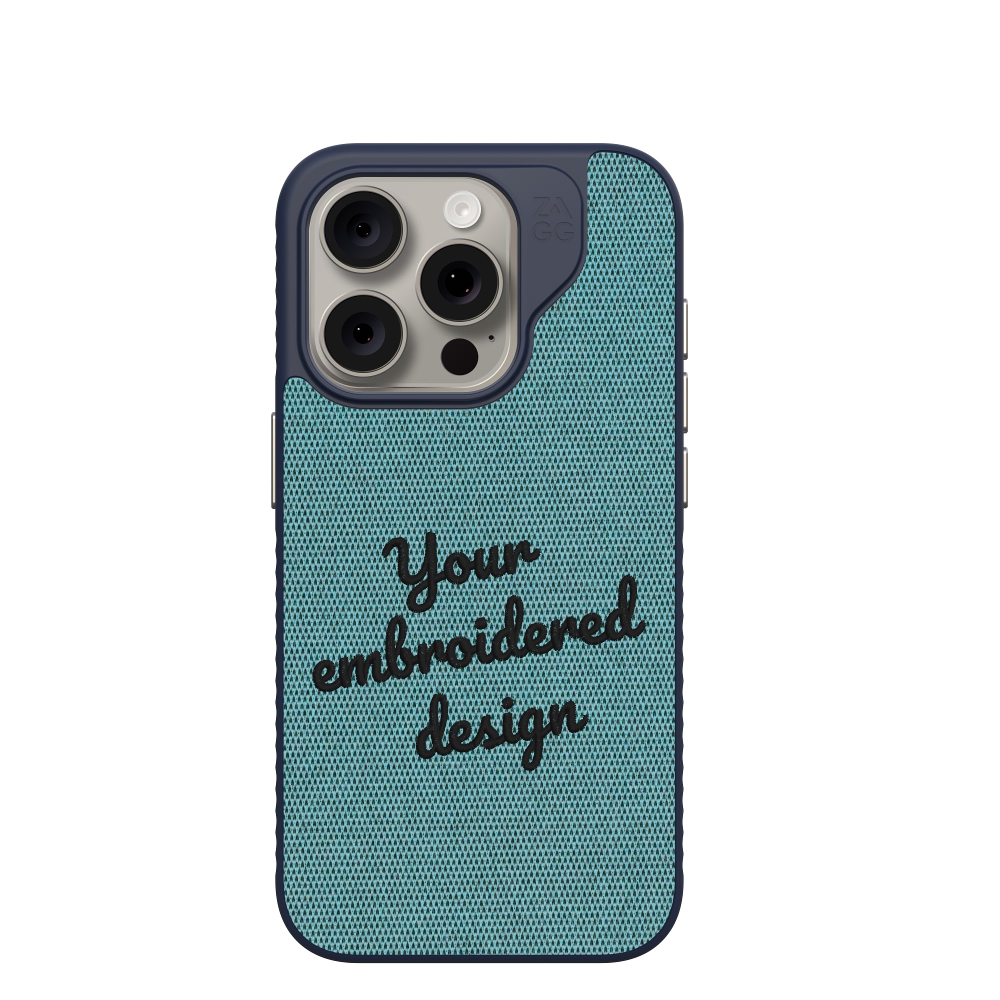 ZAGG Custom London Snap MagSafe Phone Case Custom Embroidered Apple iPhone 15 Pro-image-702317712