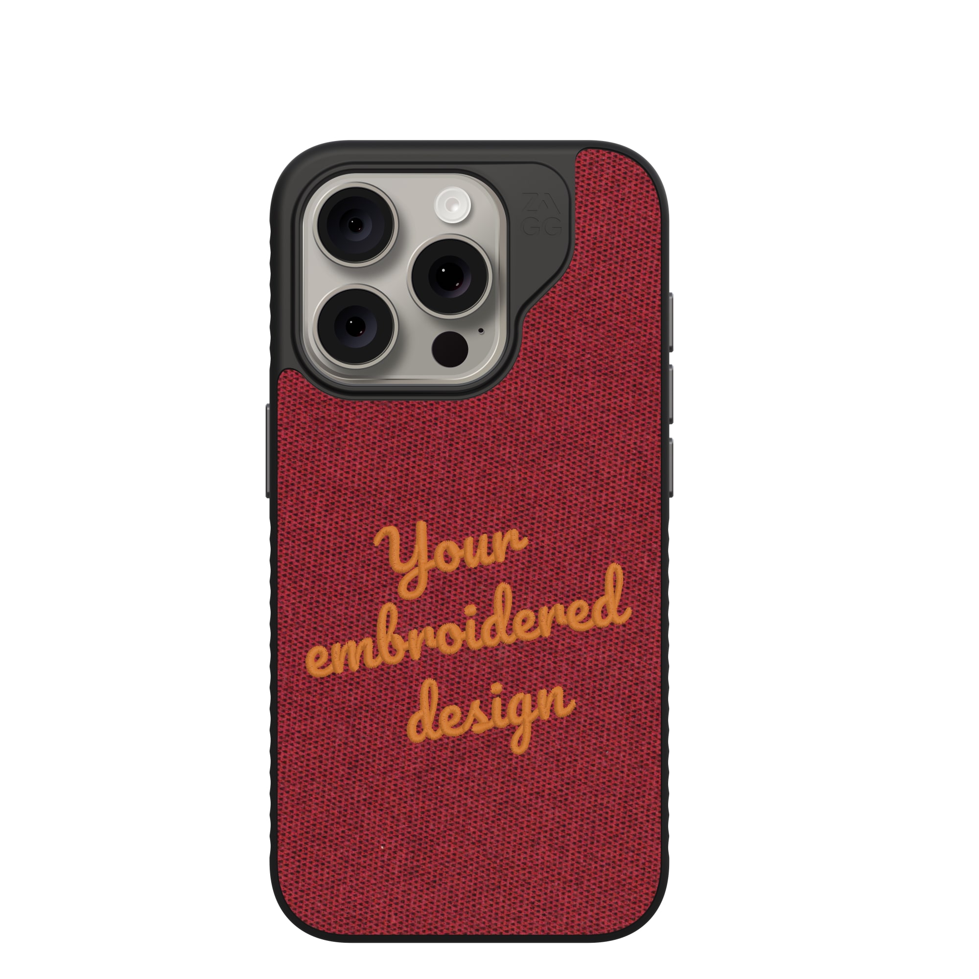 ZAGG Custom London Snap MagSafe Phone Case Custom Embroidered Apple iPhone 15 Pro-image-702317534