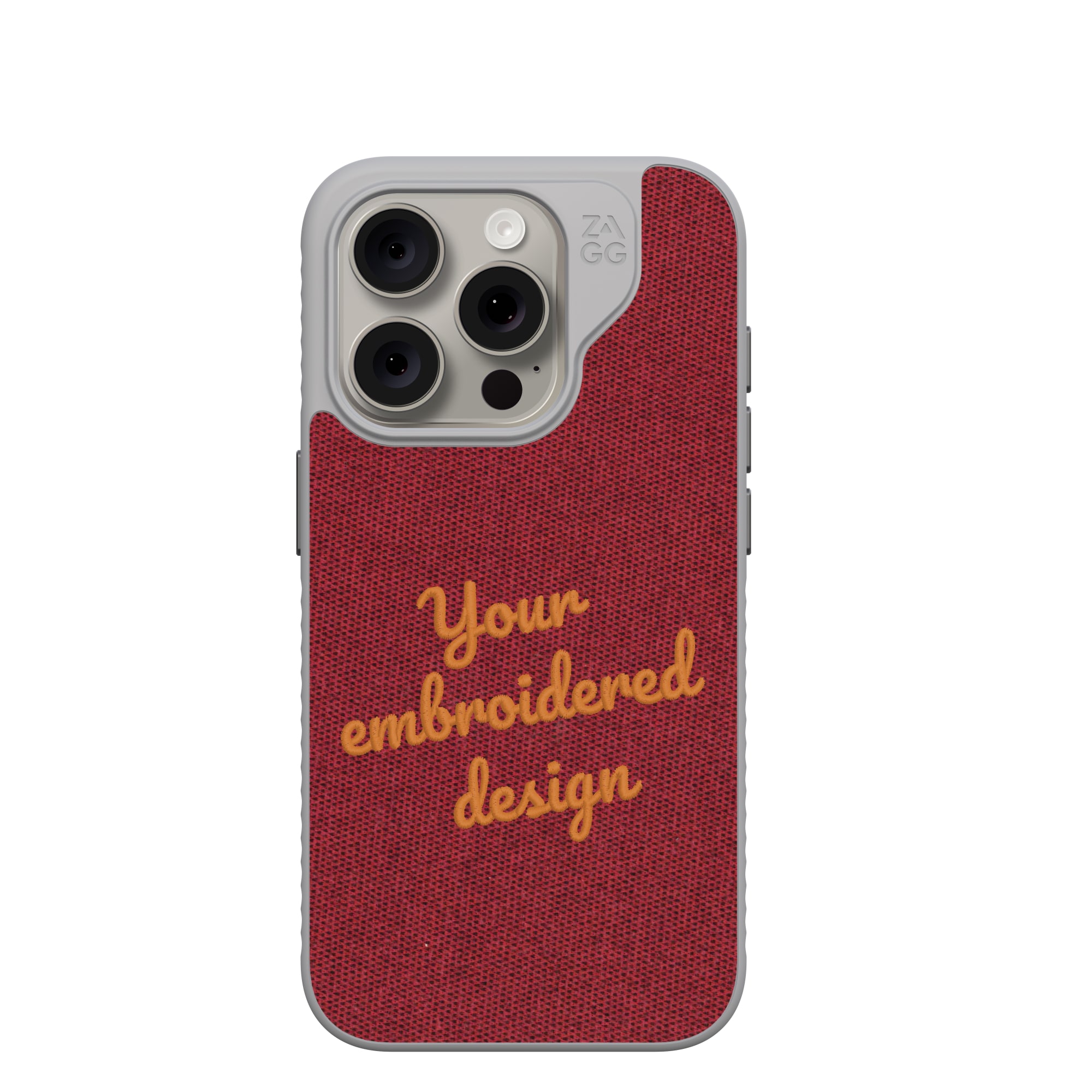 ZAGG Custom London Snap MagSafe Phone Case Custom Embroidered Apple iPhone 15 Pro-image-702317622