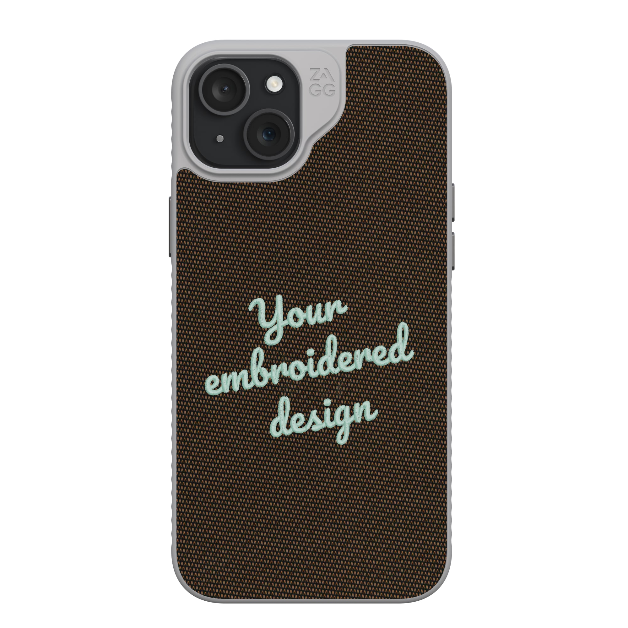 ZAGG Custom London Snap MagSafe Phone Case Custom Embroidered Apple iPhone 15 Plus-image-702317604